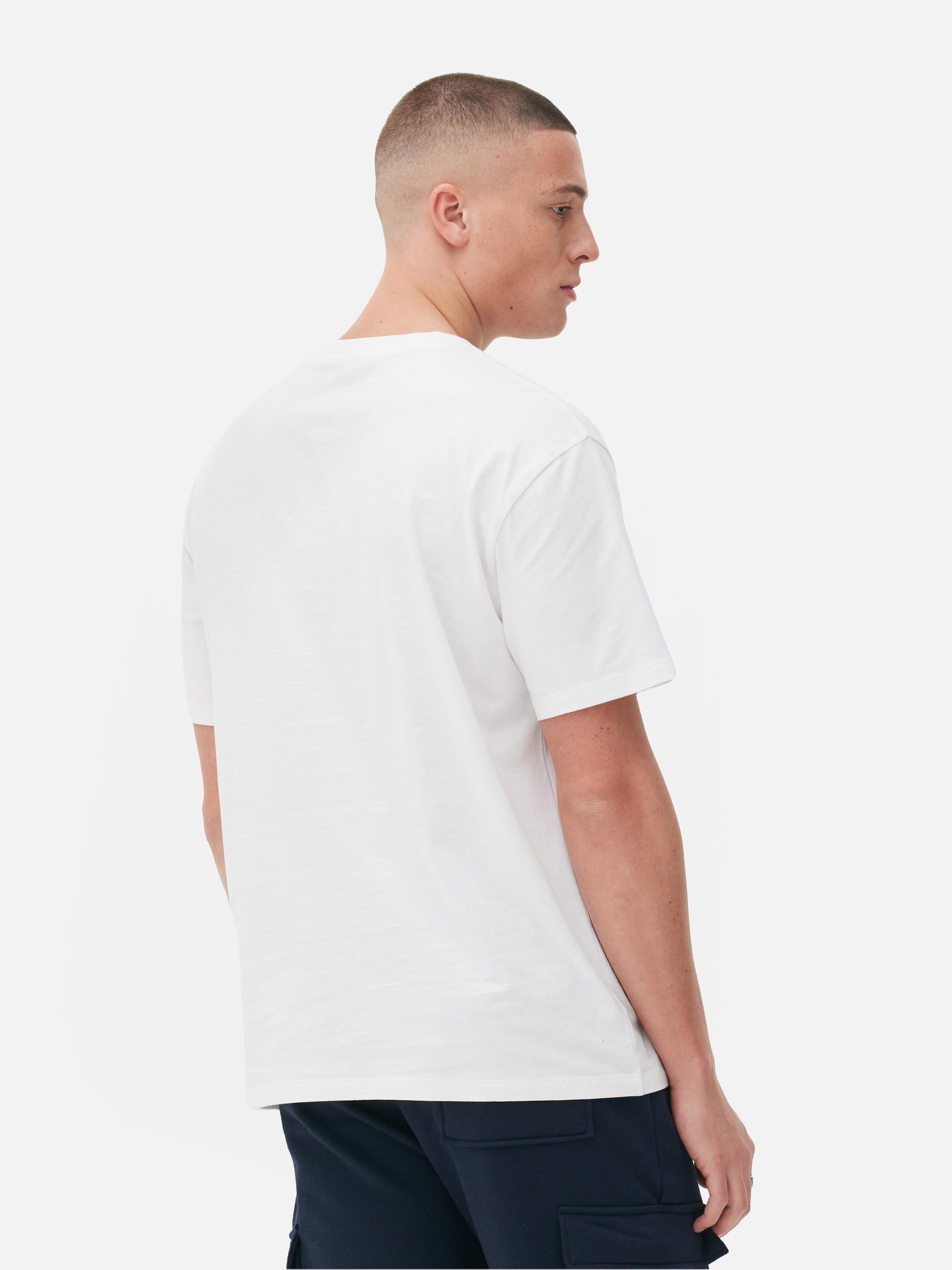 Primark Mens Thermal White T-shirt