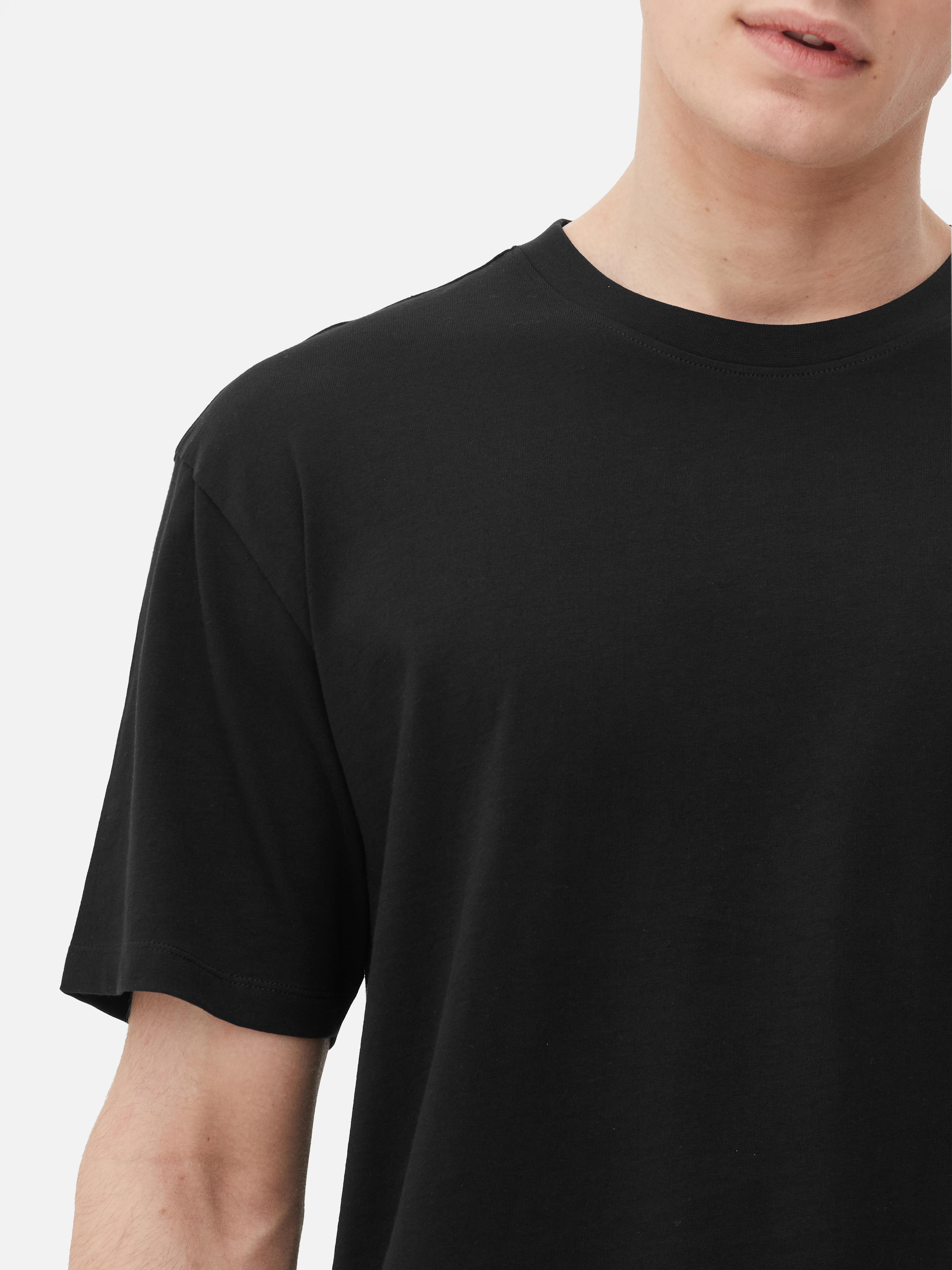 Plain black outlet t shirt primark