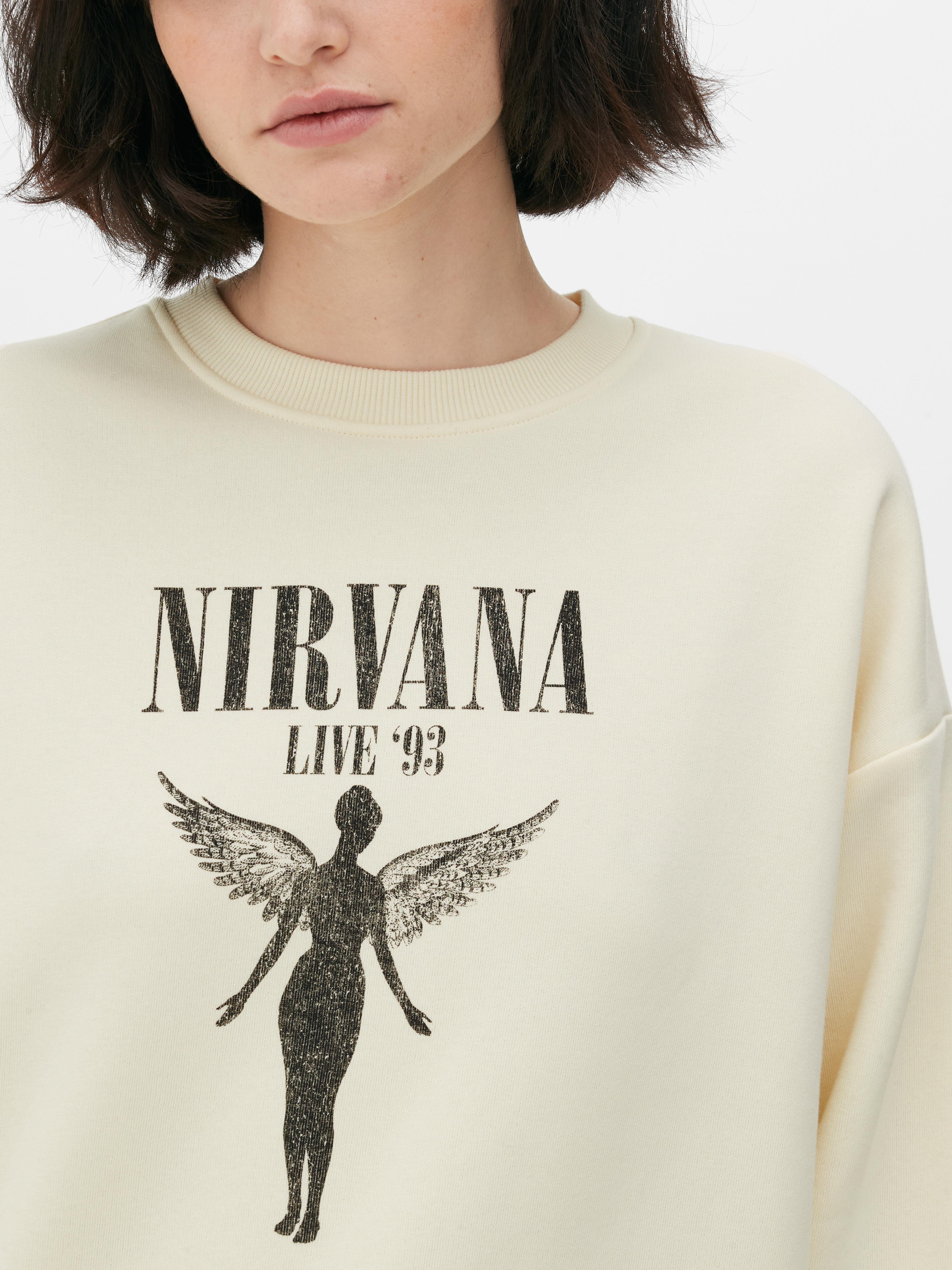 Nirvana Relaxed Fit Sweatshirt Primark