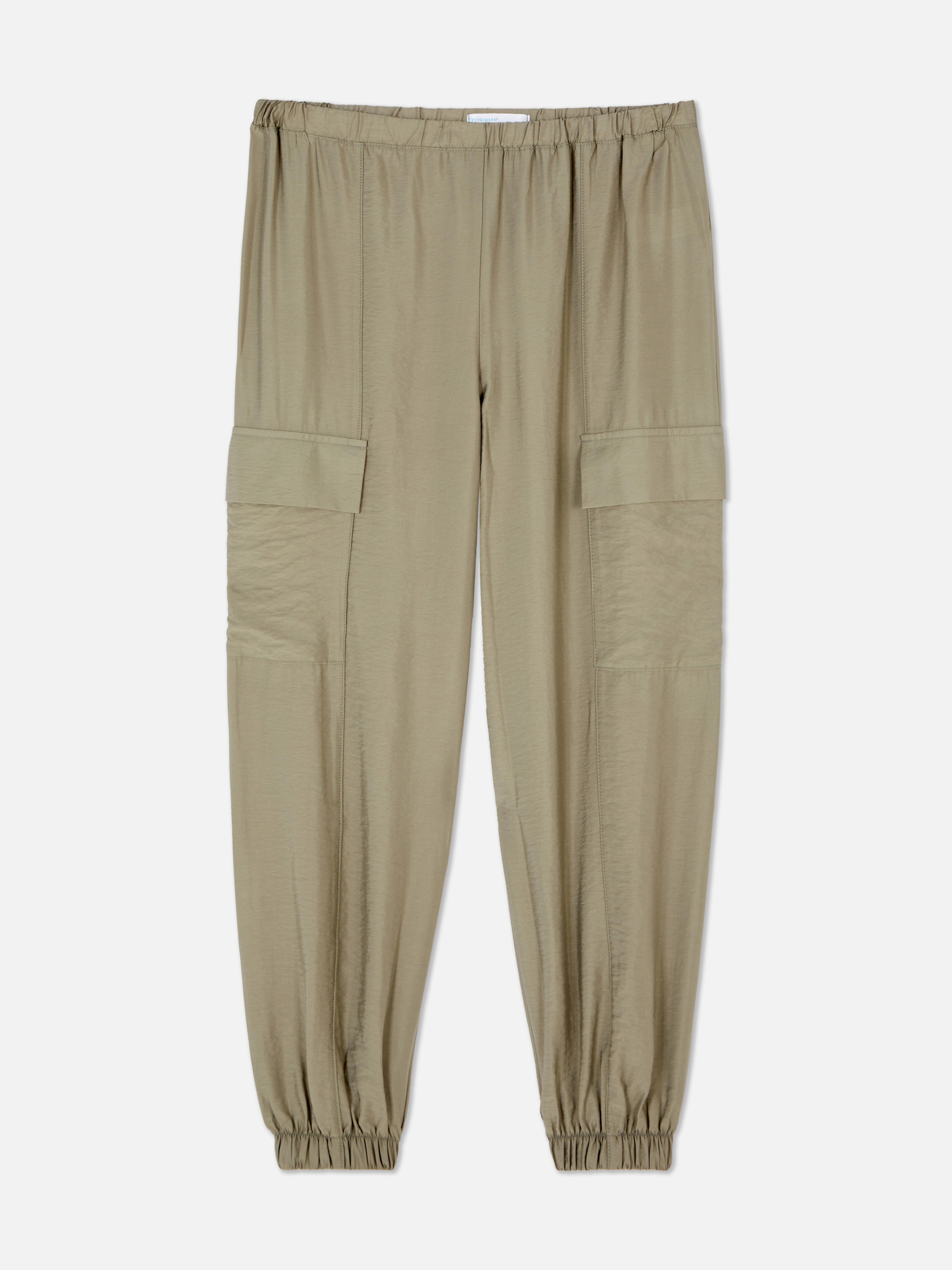 Khaki Relaxed Fit Cargo Trousers