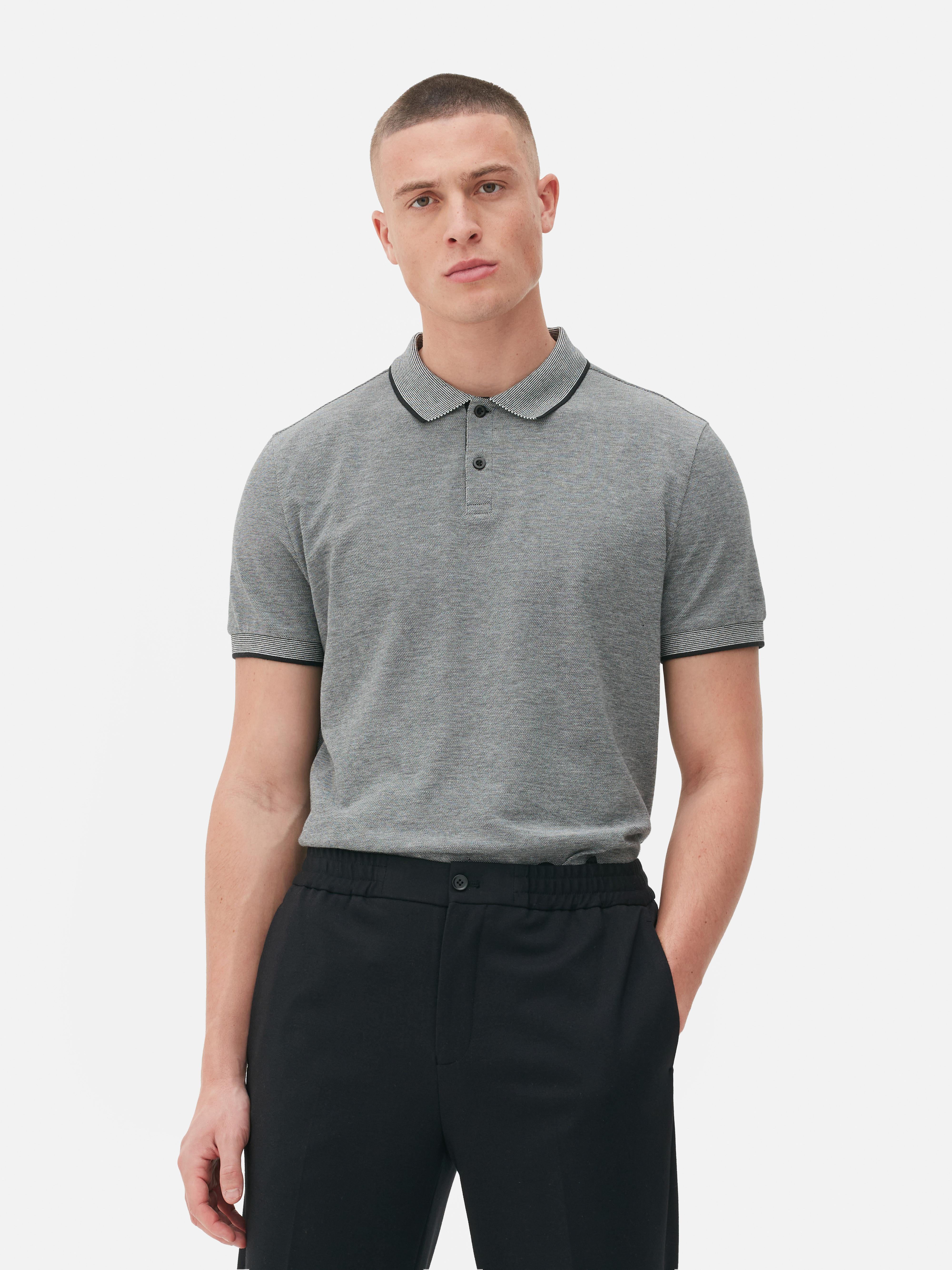 Primark black polo sale