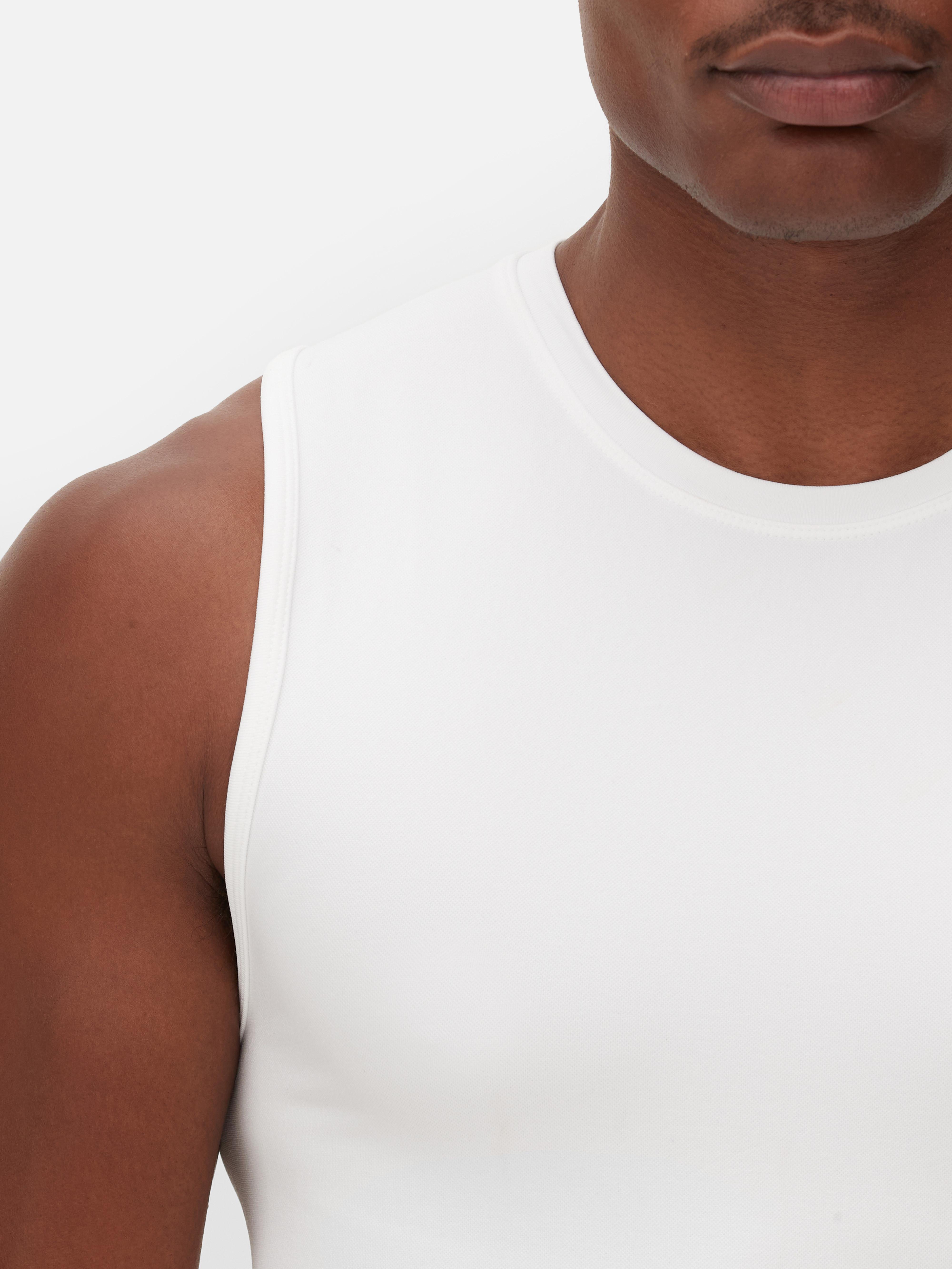 Camiseta sin mangas Blanco Hombre Primark