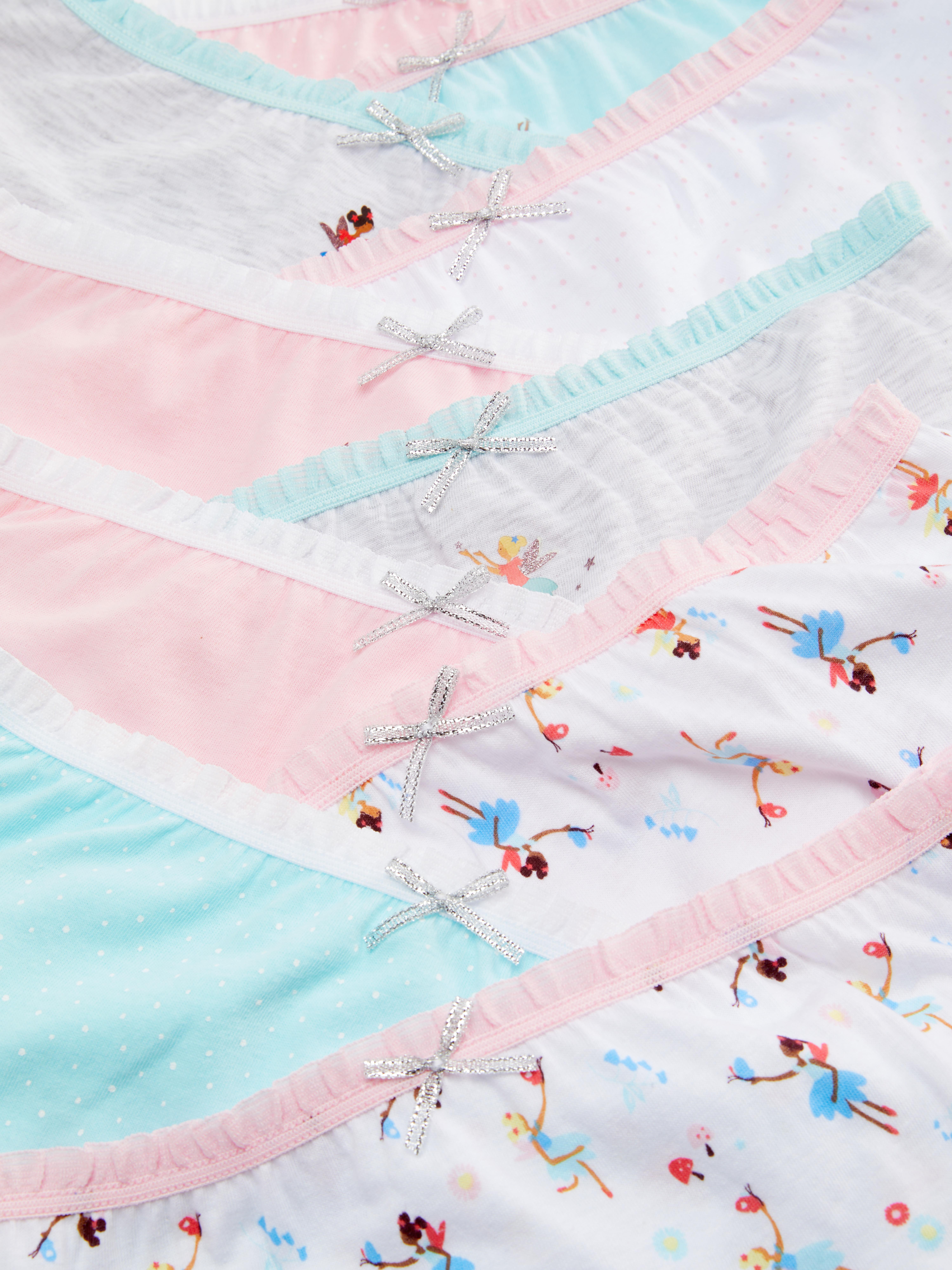 10pk Fairy Print Briefs