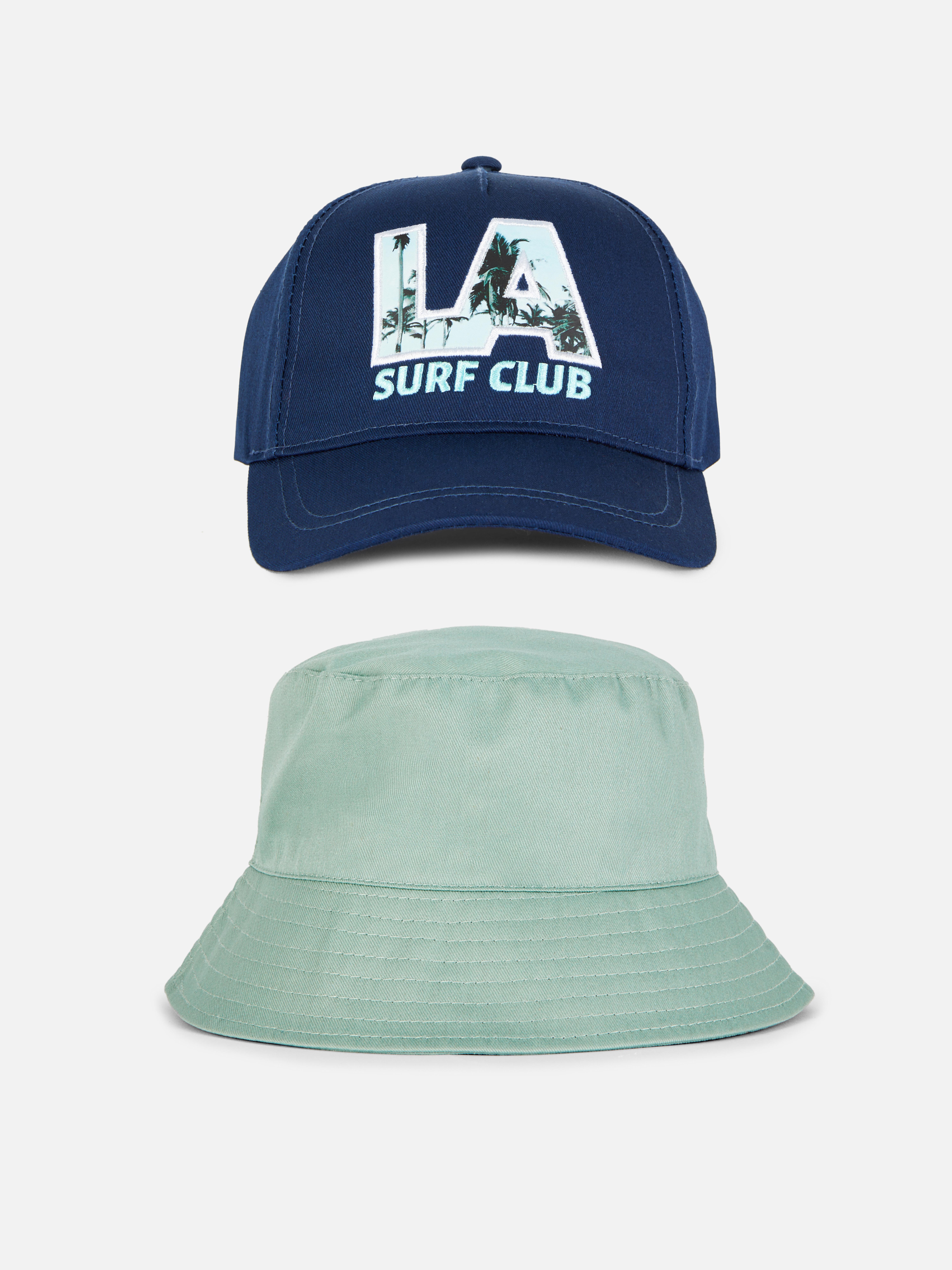 2-Pack Baseball Cap and Bucket Hat Set