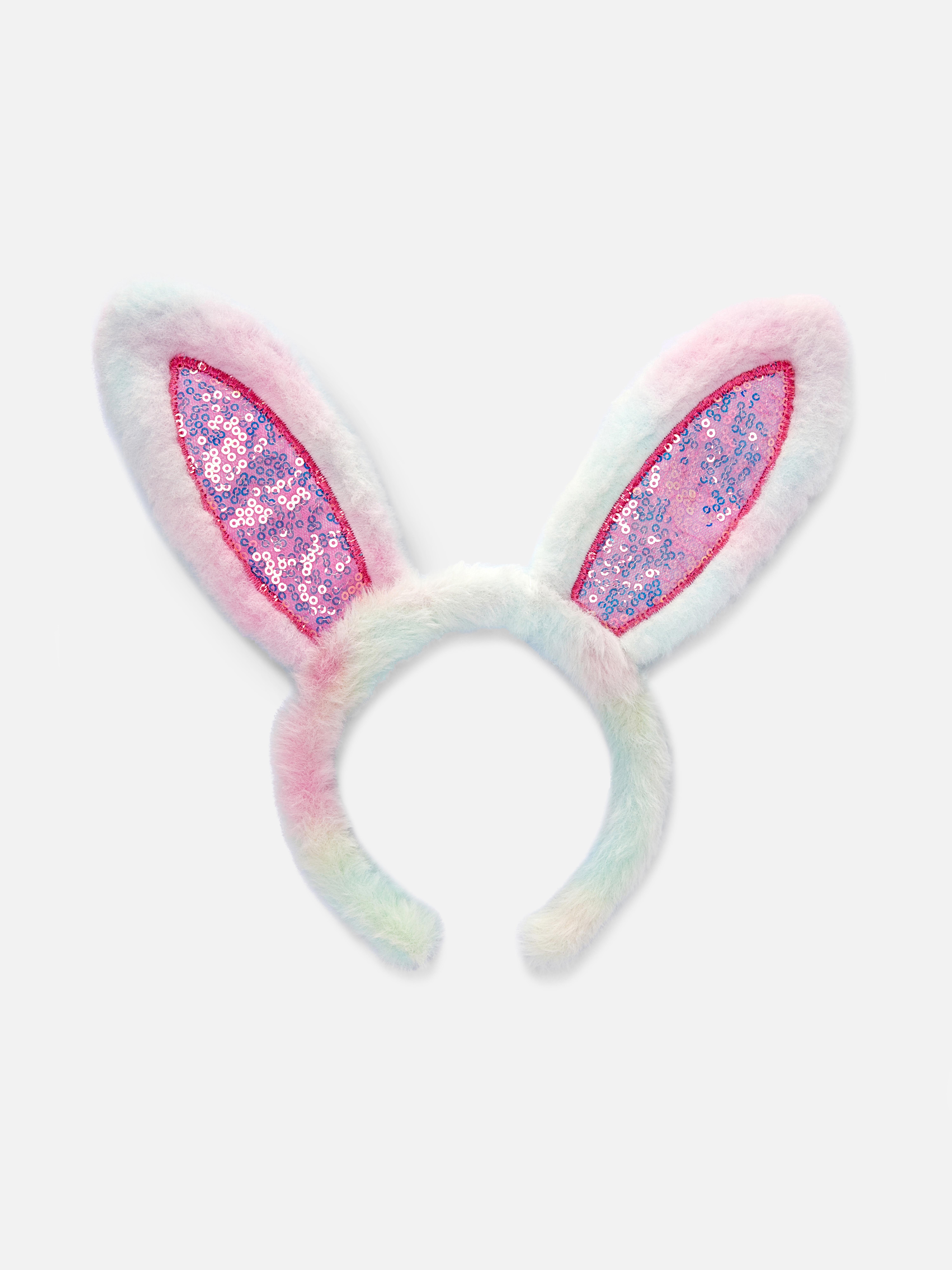 Sequin Bunny Ears Headband