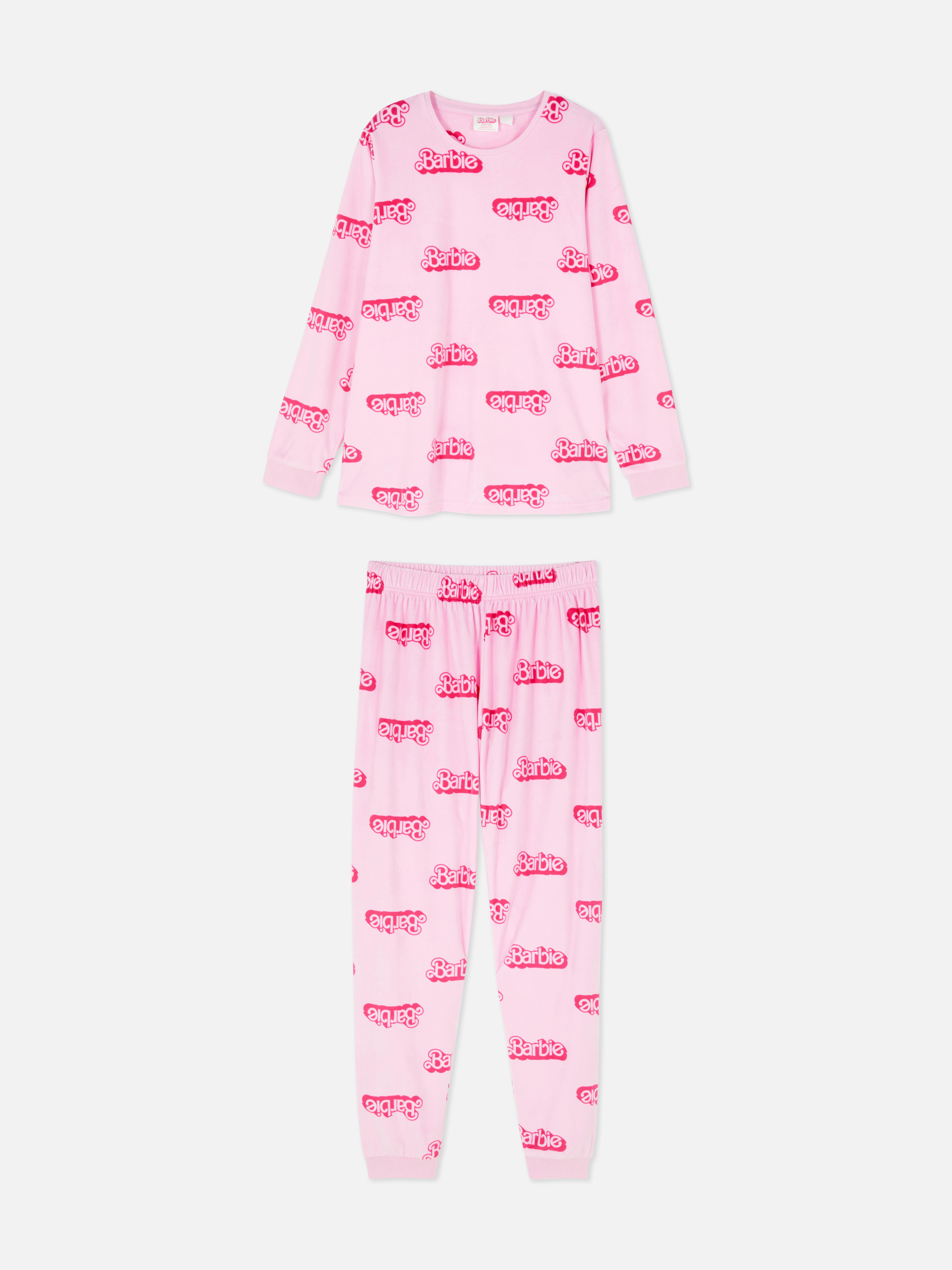 Barbie The Movie Velour Print Pyjamas