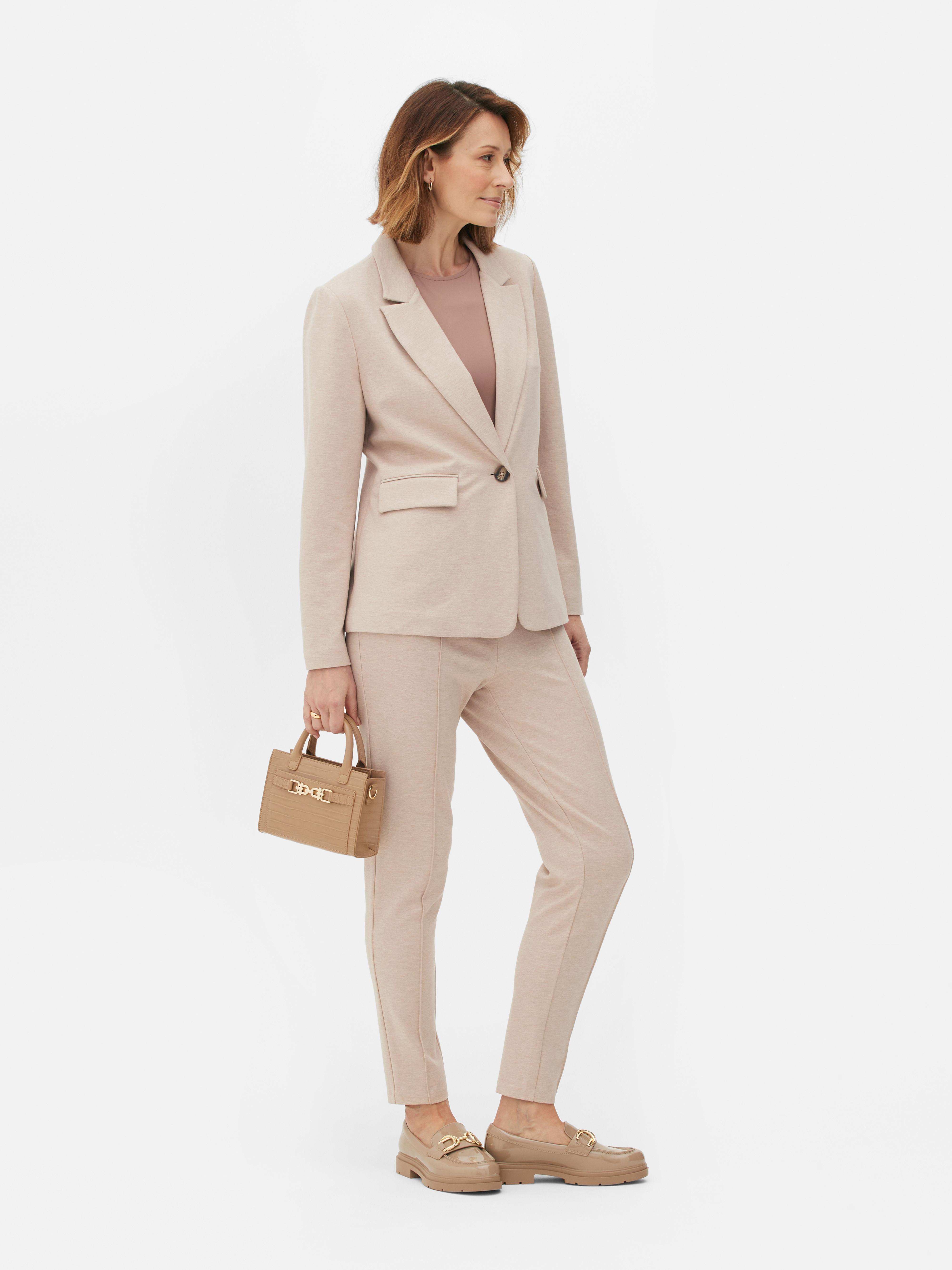 Tailored Single Button Blazer