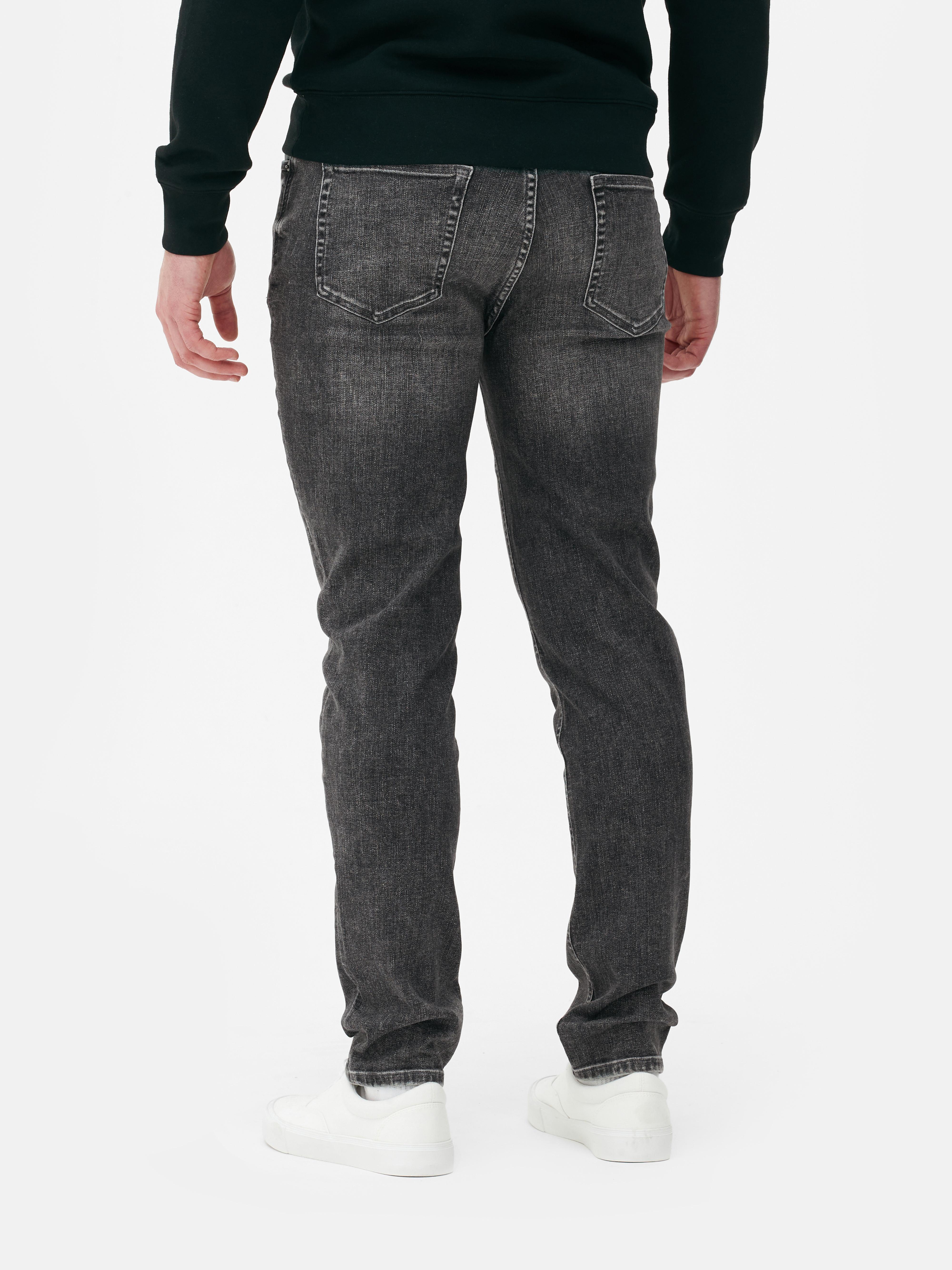 Men's Gray Slim Fit Jeans Primark