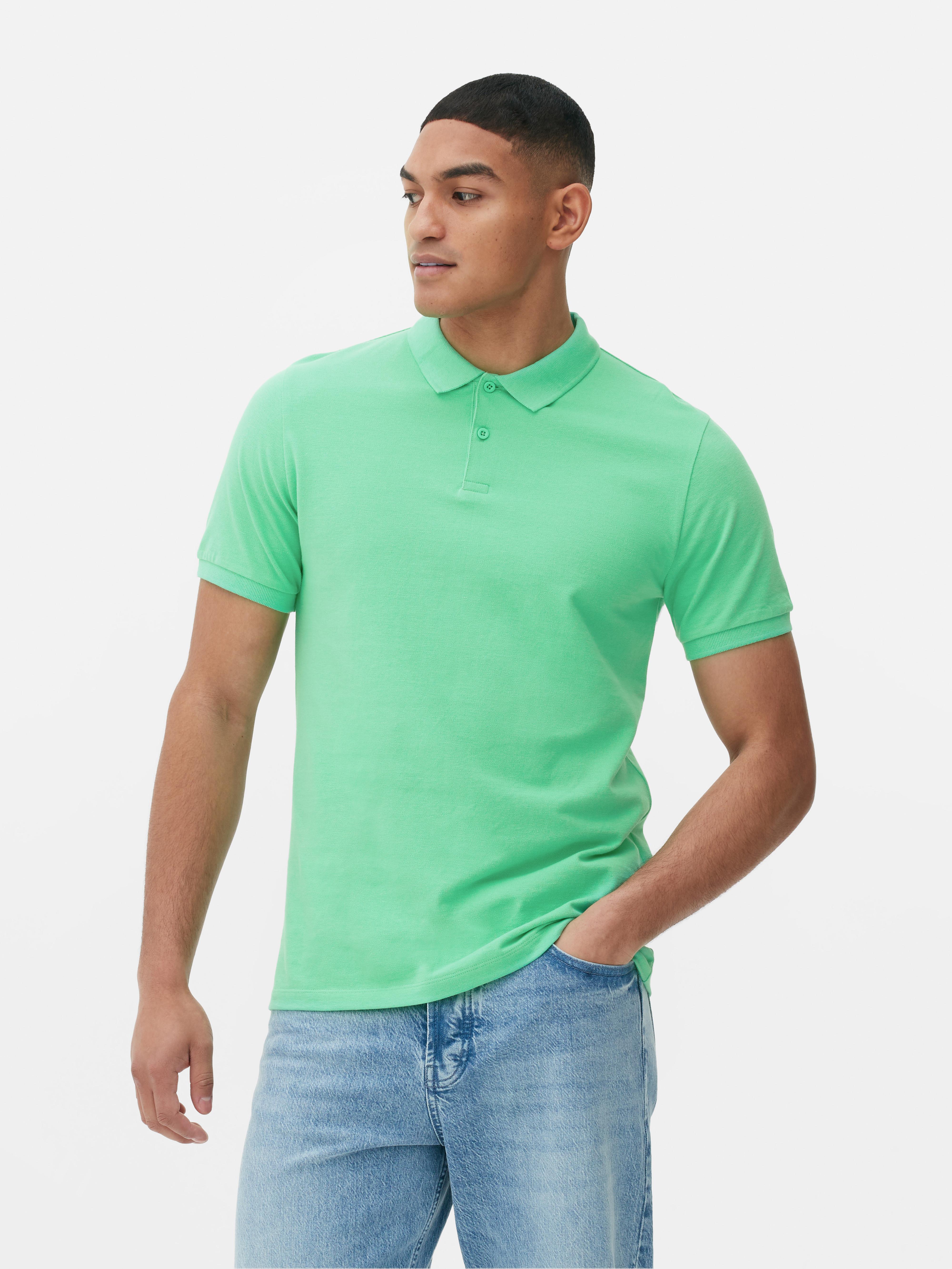 Men's Lime Piqué Polo | Primark