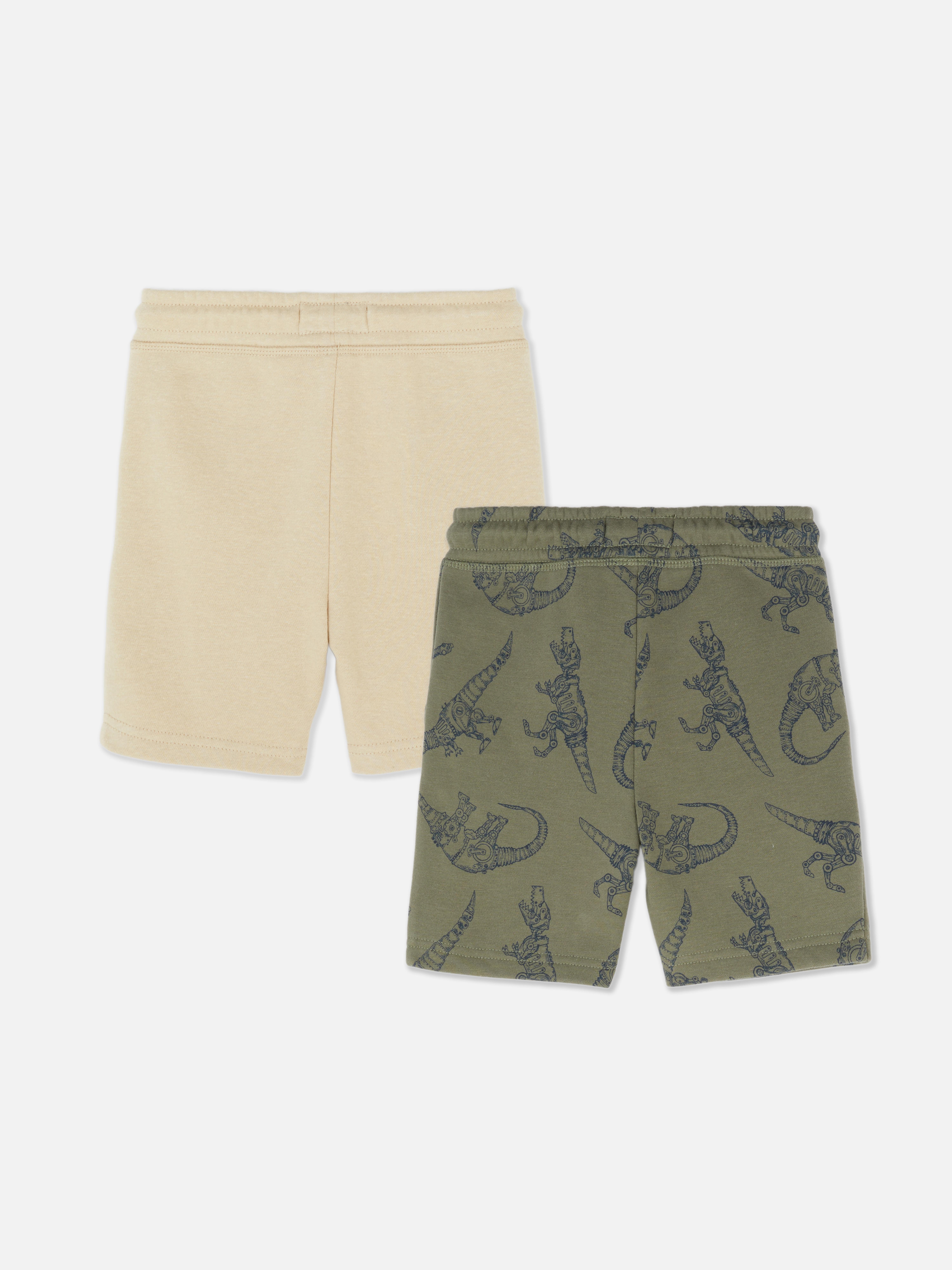 Boys Olive 2-Pack Multi Drawstring Shorts | Primark