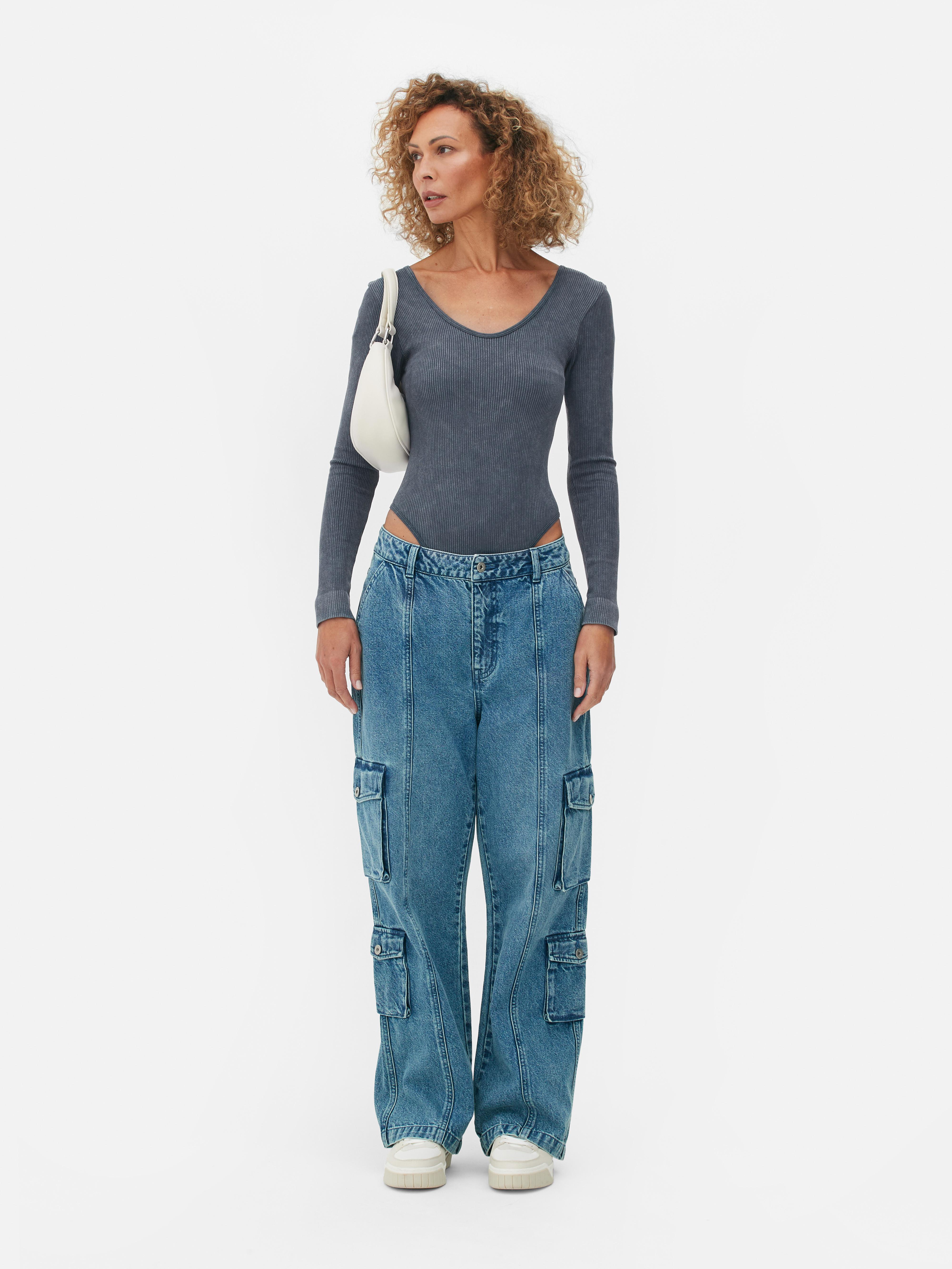 Seamfree Long Sleeve Scoop Neck Bodysuit Primark