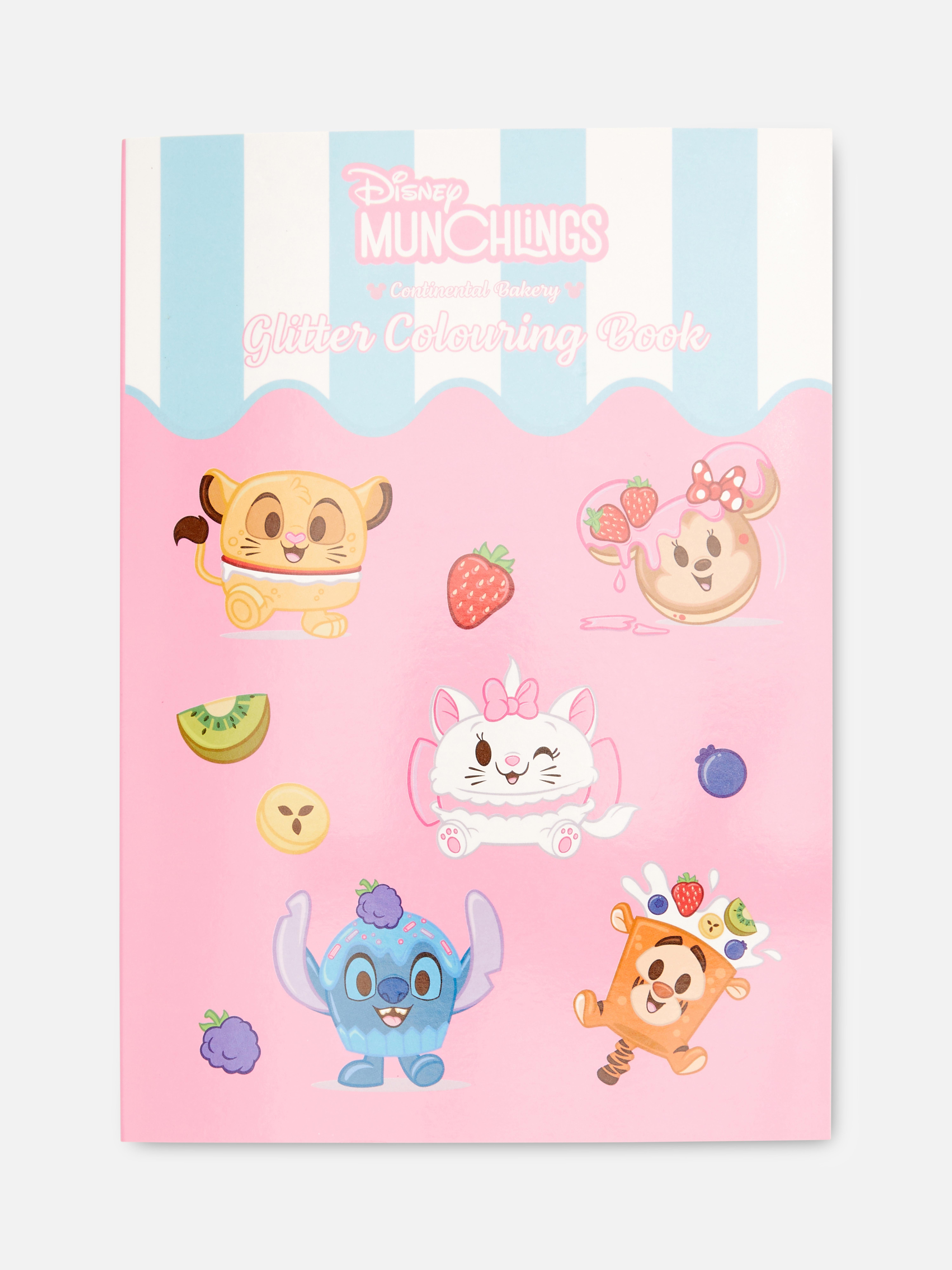 Libro da colorare glitterato Munchlings Disney