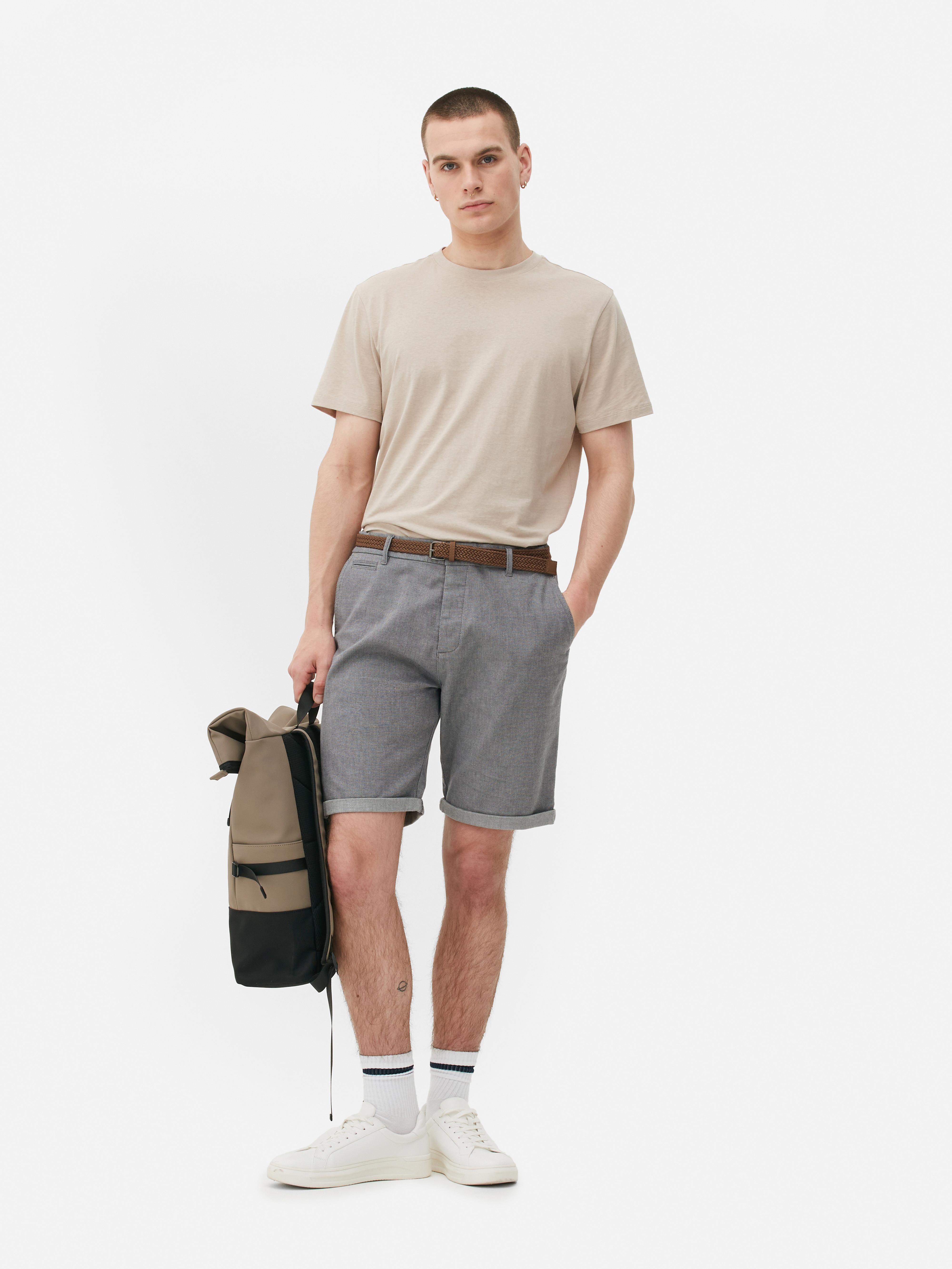 Belted sales chino shorts