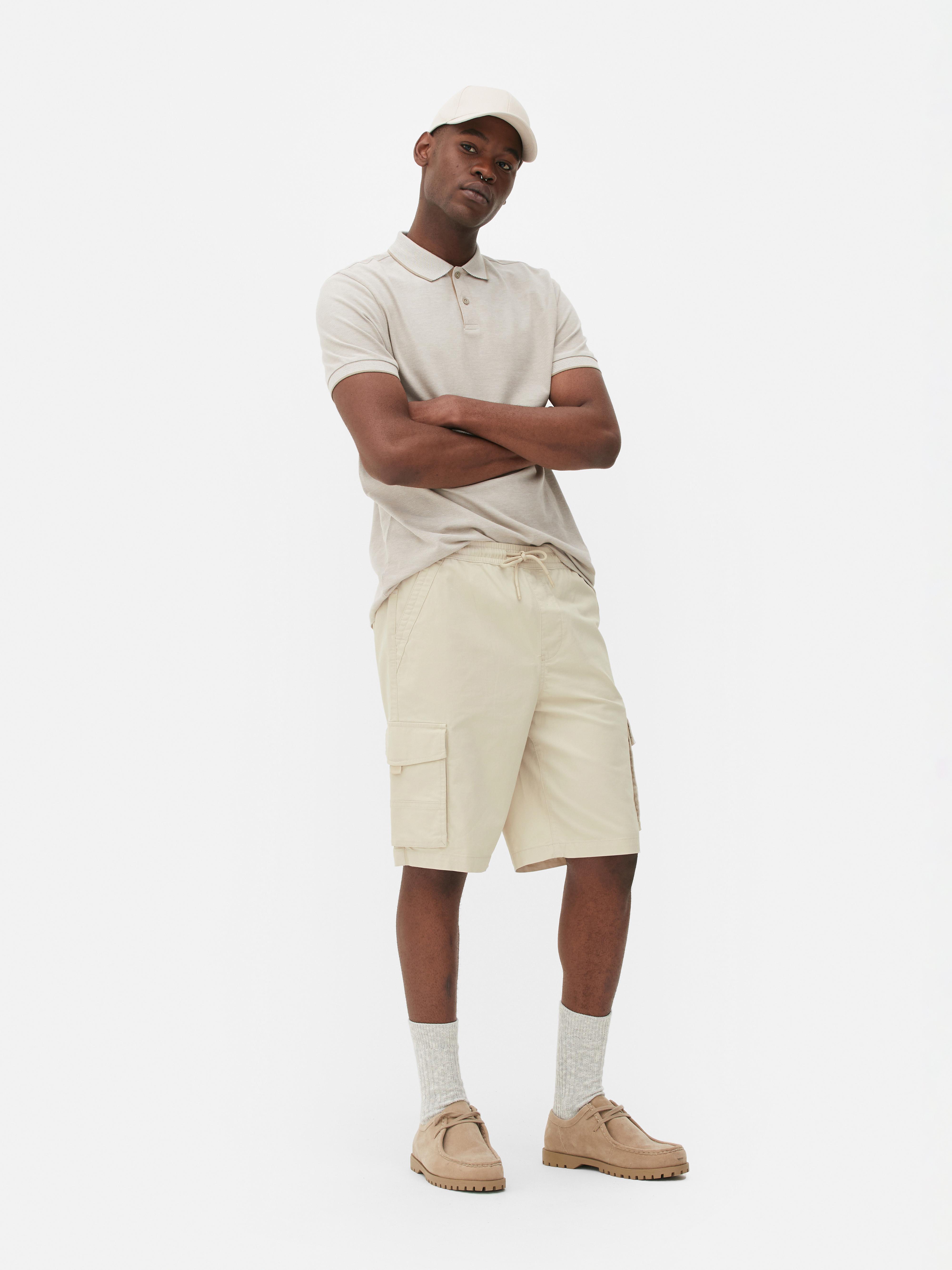 Drawstring Cargo Shorts