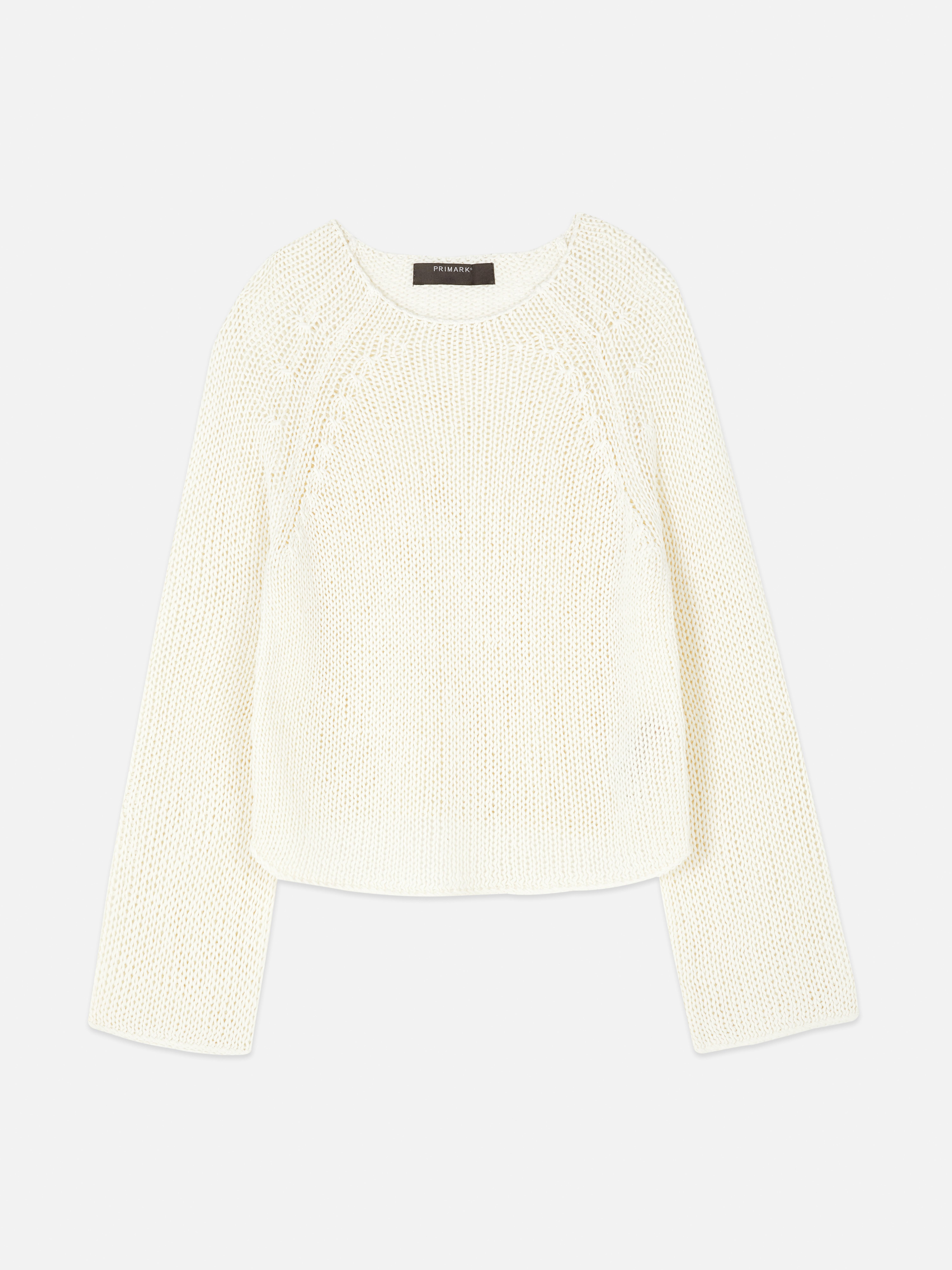 Tape Yarn Raglan Jumper Primark
