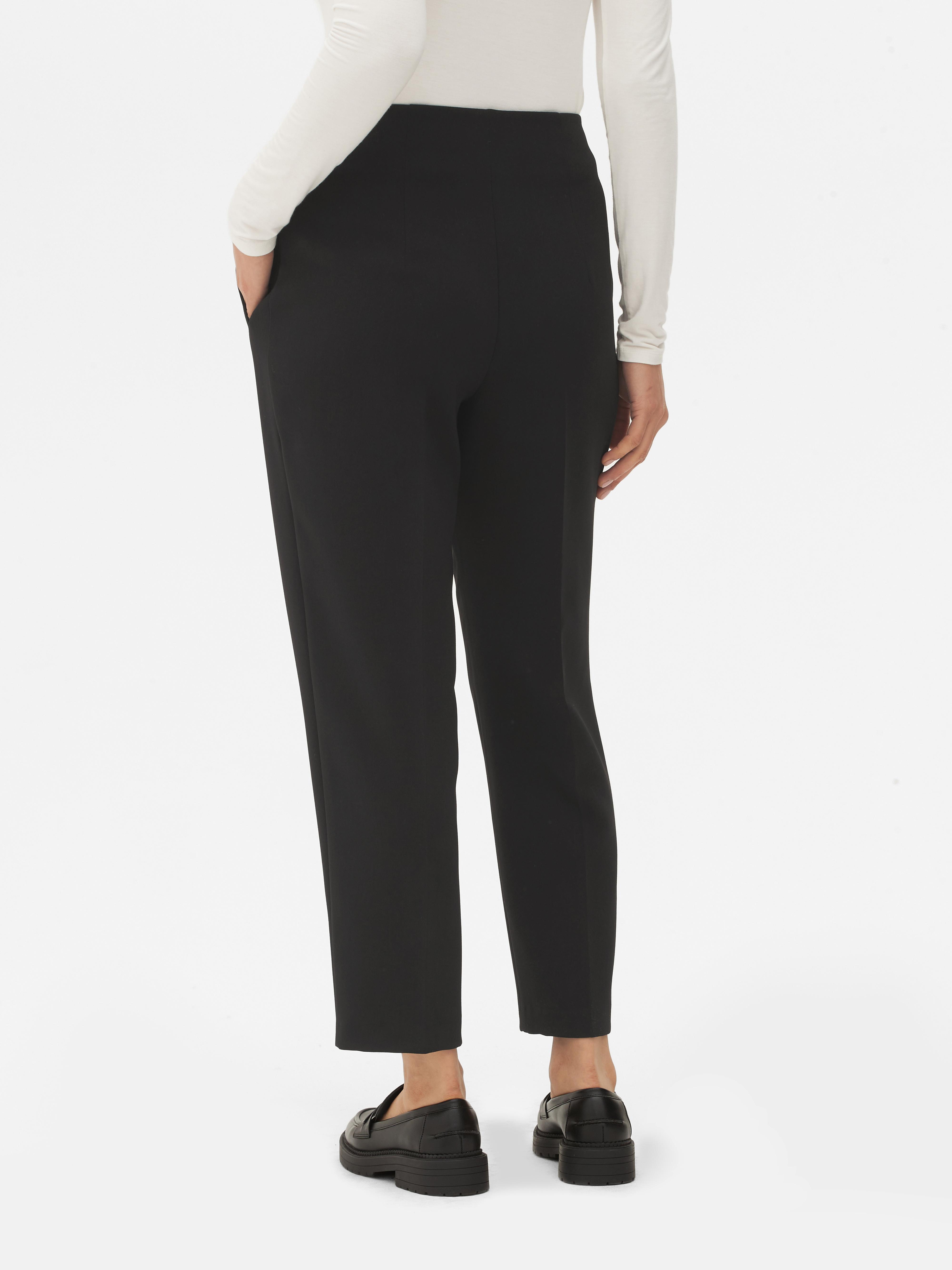 High waisted clearance slim fit trousers