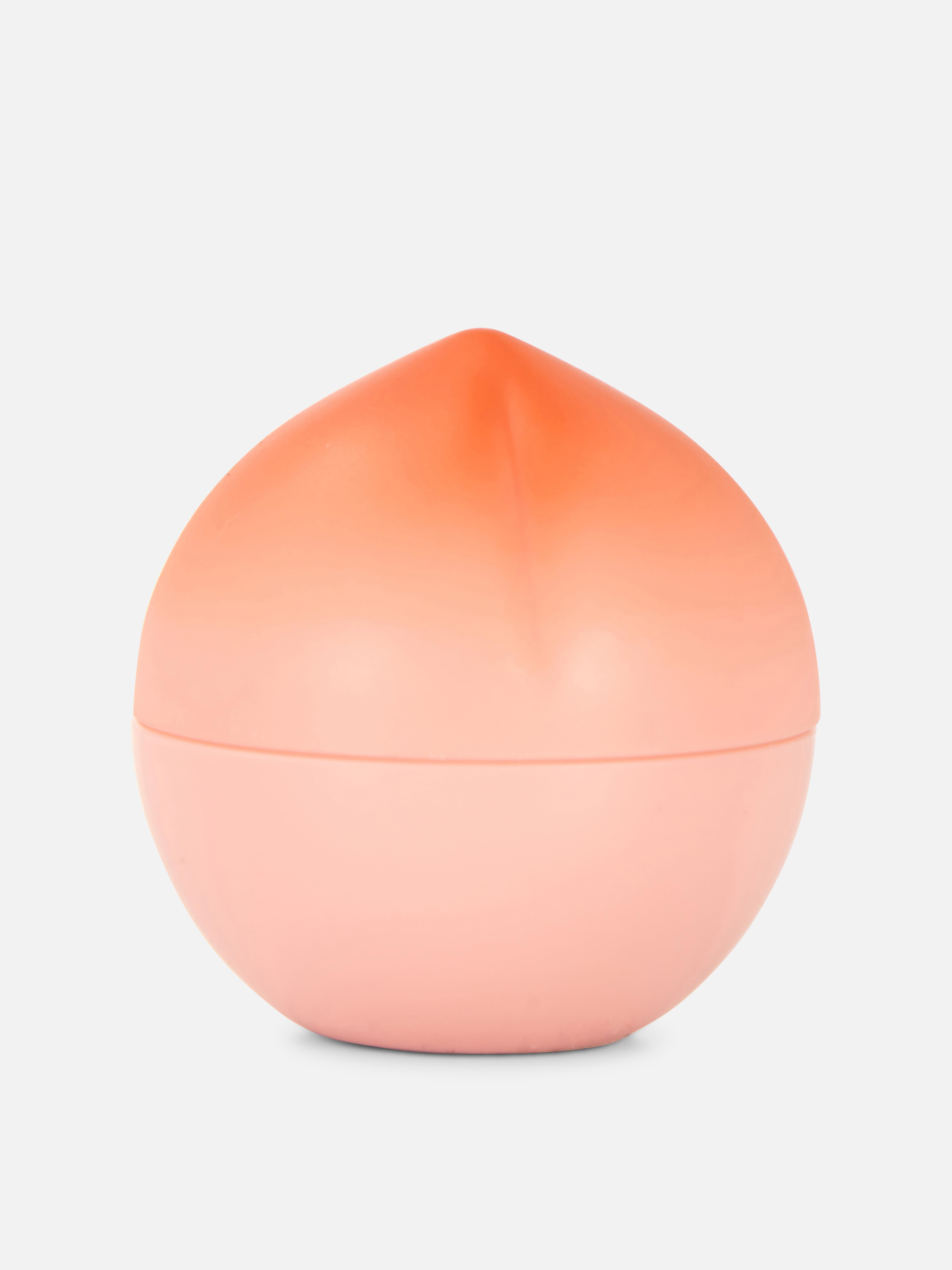 Peach-Shaped Lip Balm