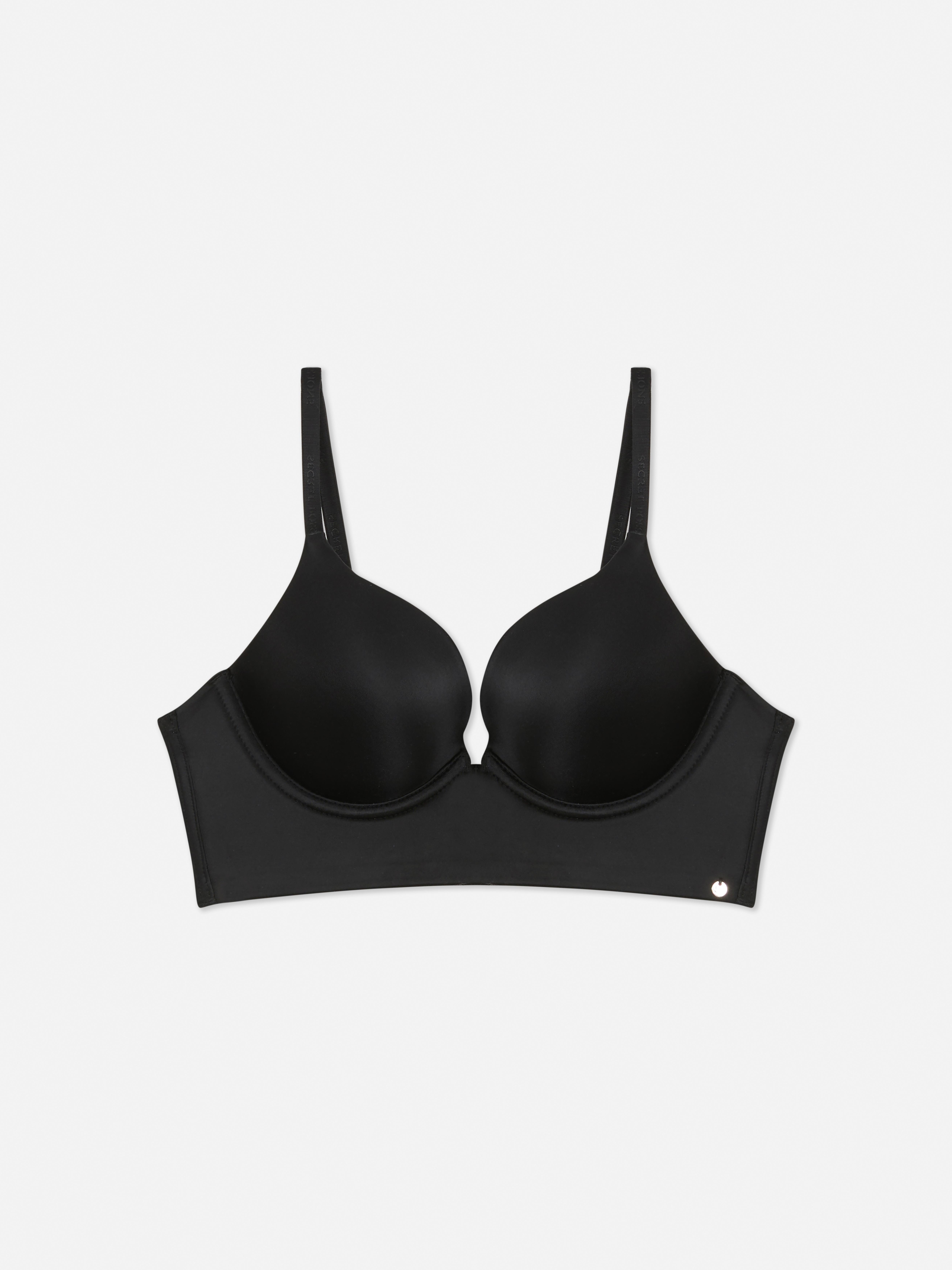 Low 'V' Plunge Push-Up Bra