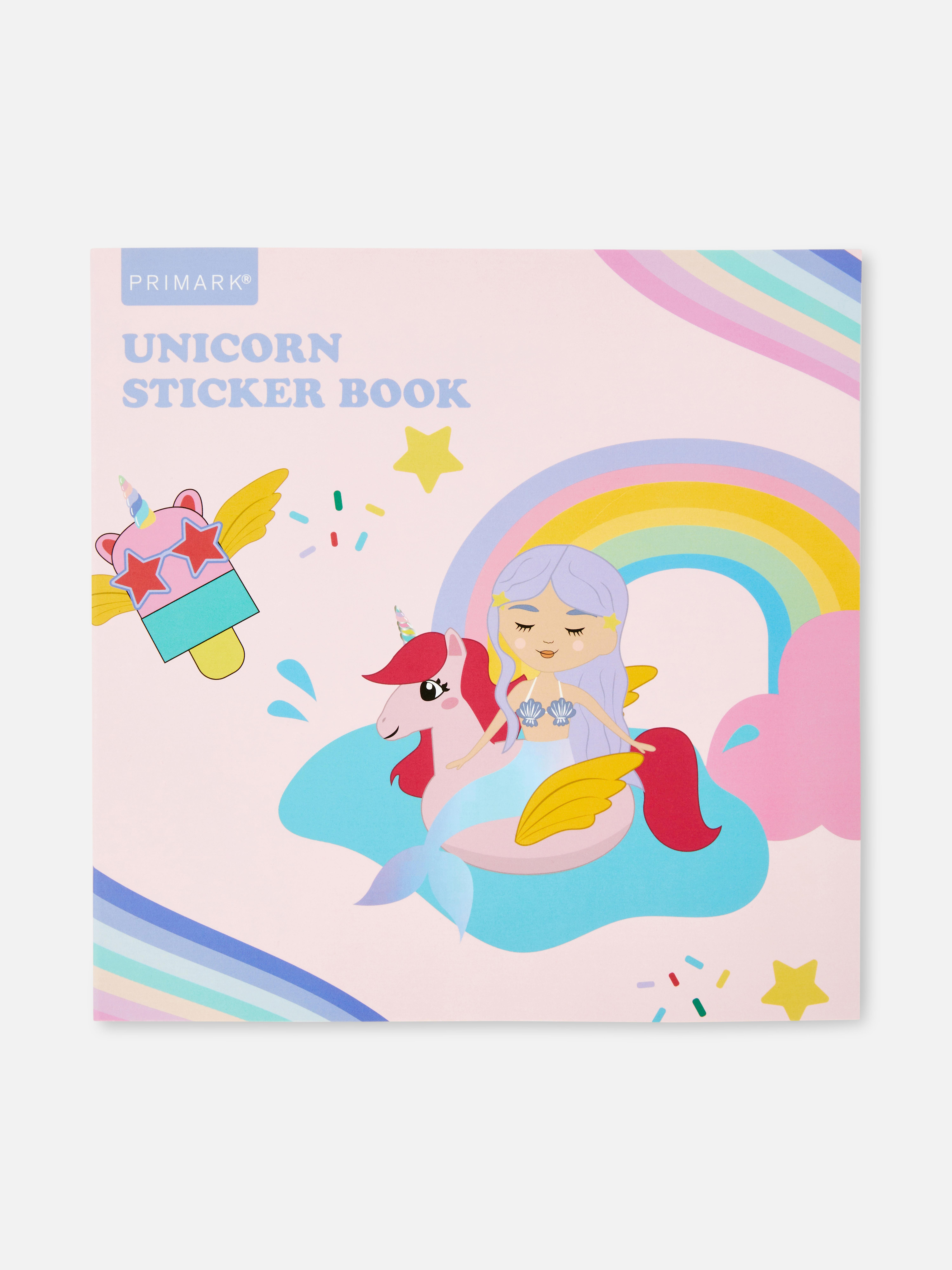 Album con adesivi a tema unicorno