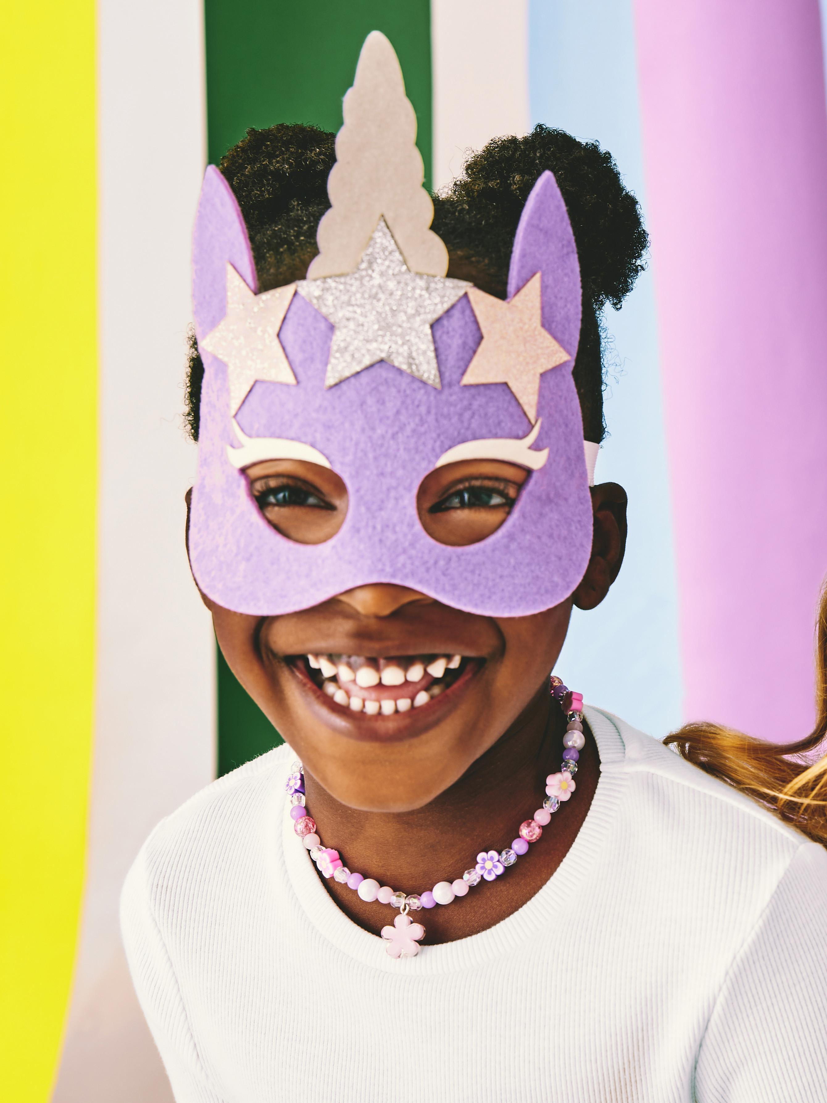 Multi 4pk Unicorn Dress Up Masks | Primark