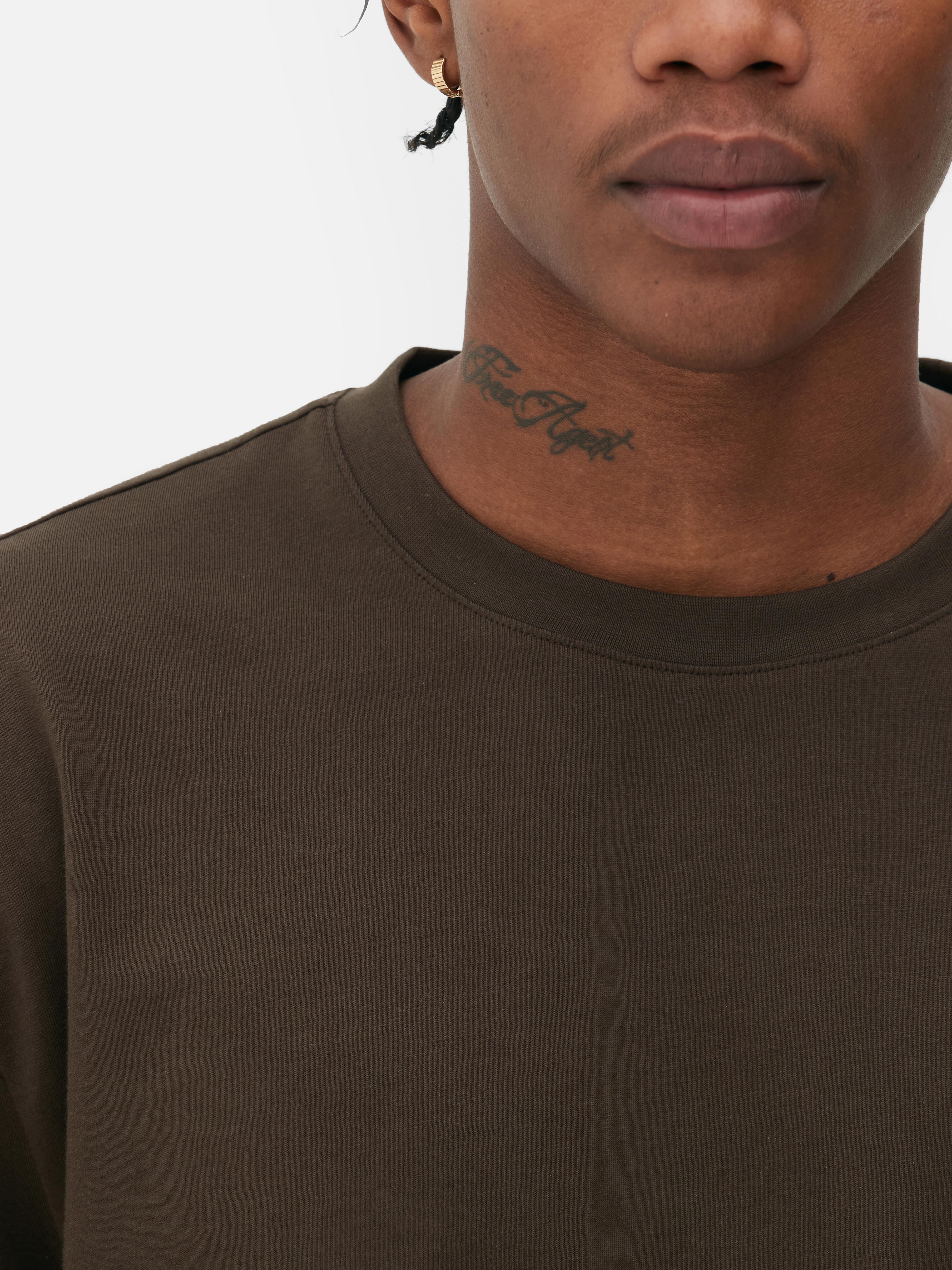 Tricou din bumbac cu croi lejer