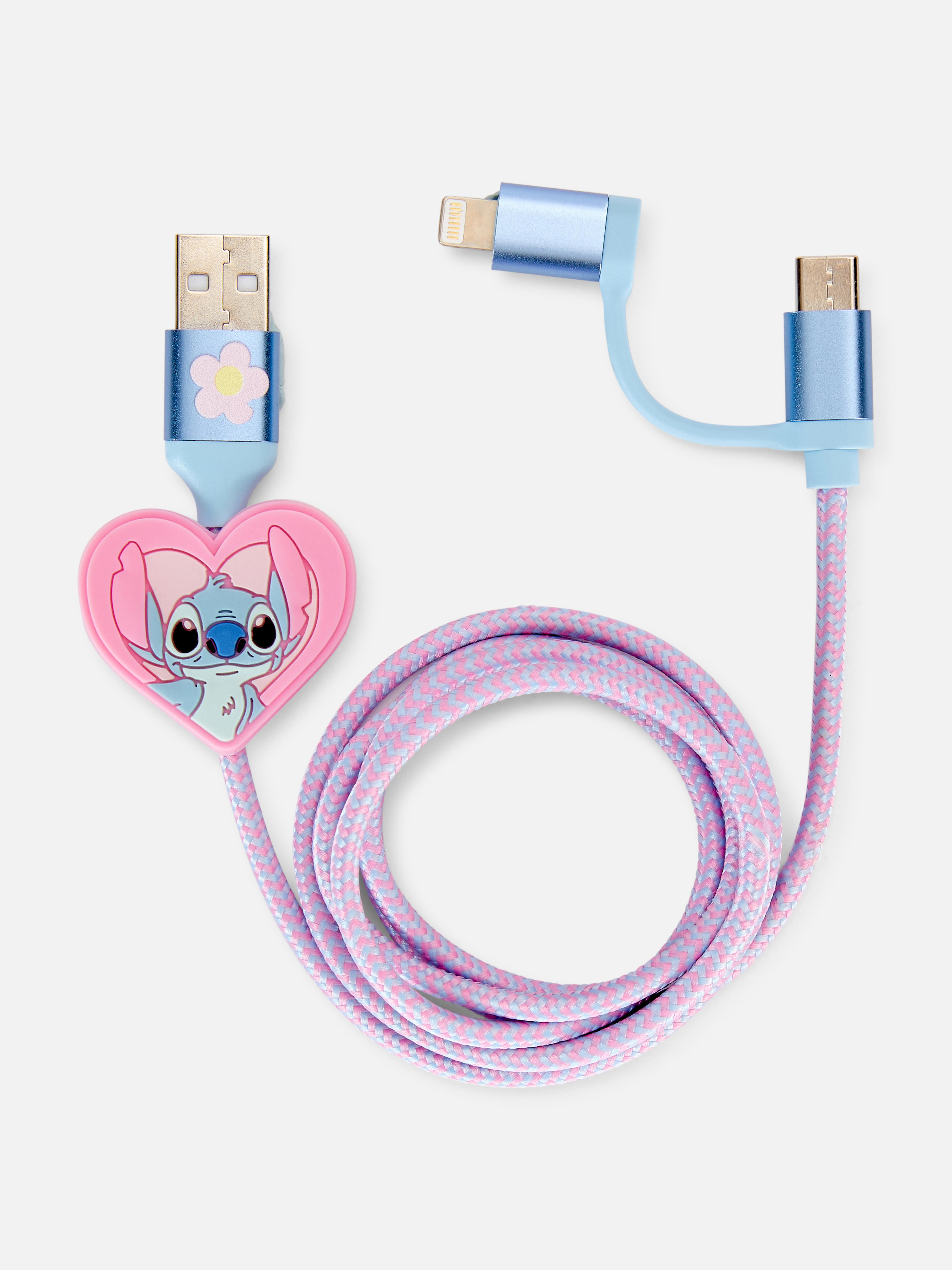 Lightning-naar-USB-oplaadkabel Disney's Lilo & Stitch