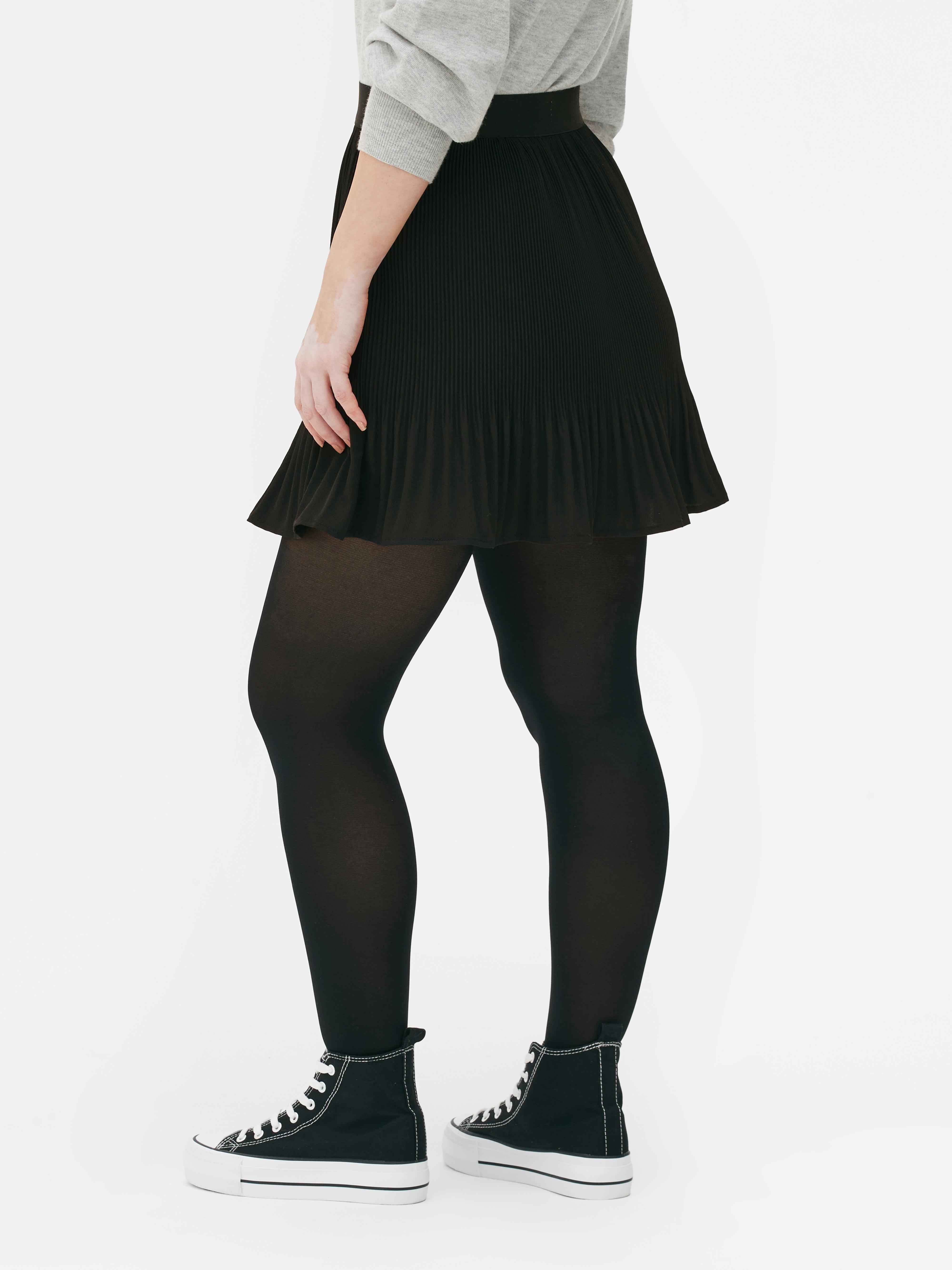 Women's Black Plissé Mini Skirt | Primark
