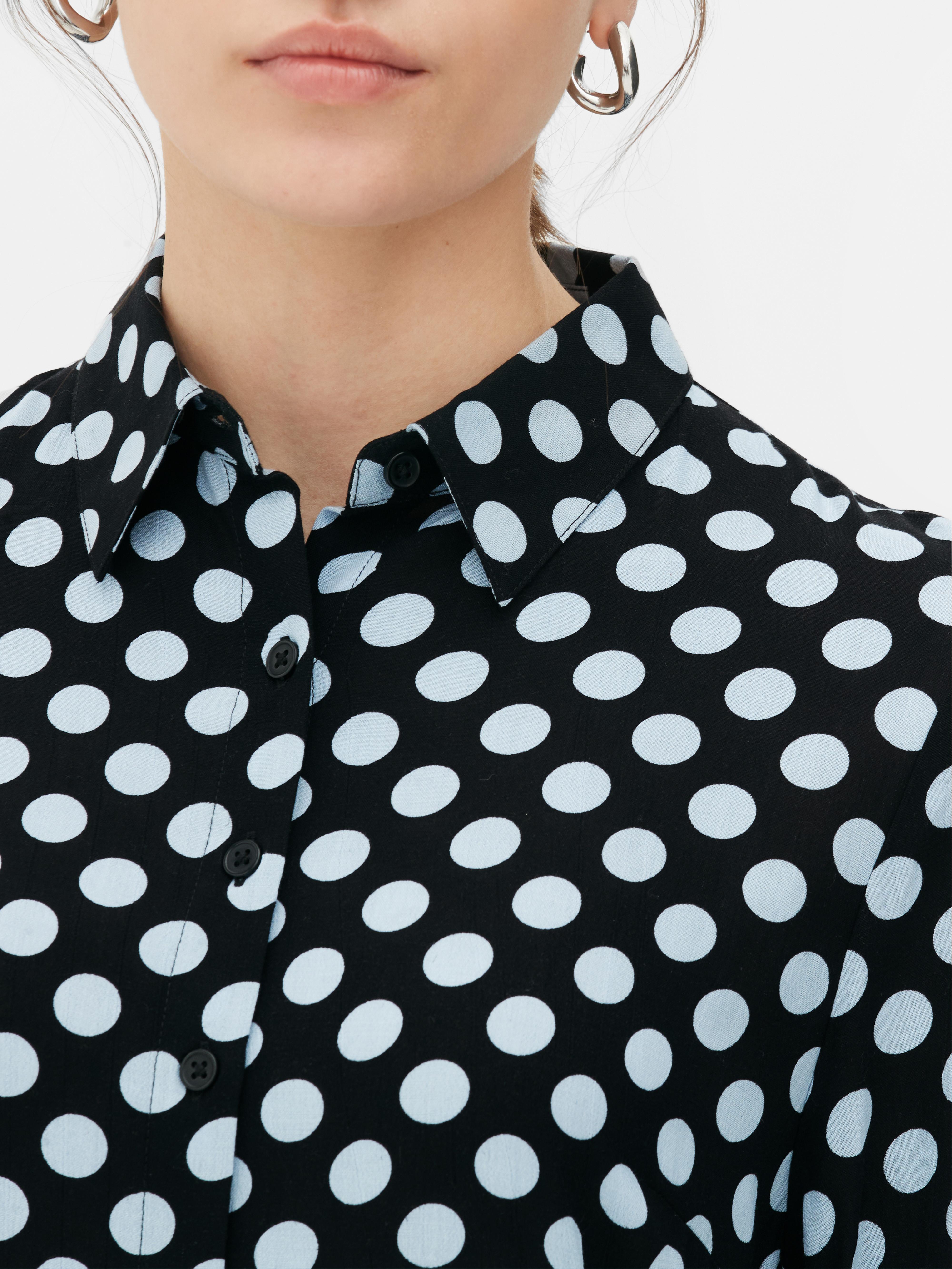 Women's Navy Maxi Shirt Dress | Primark