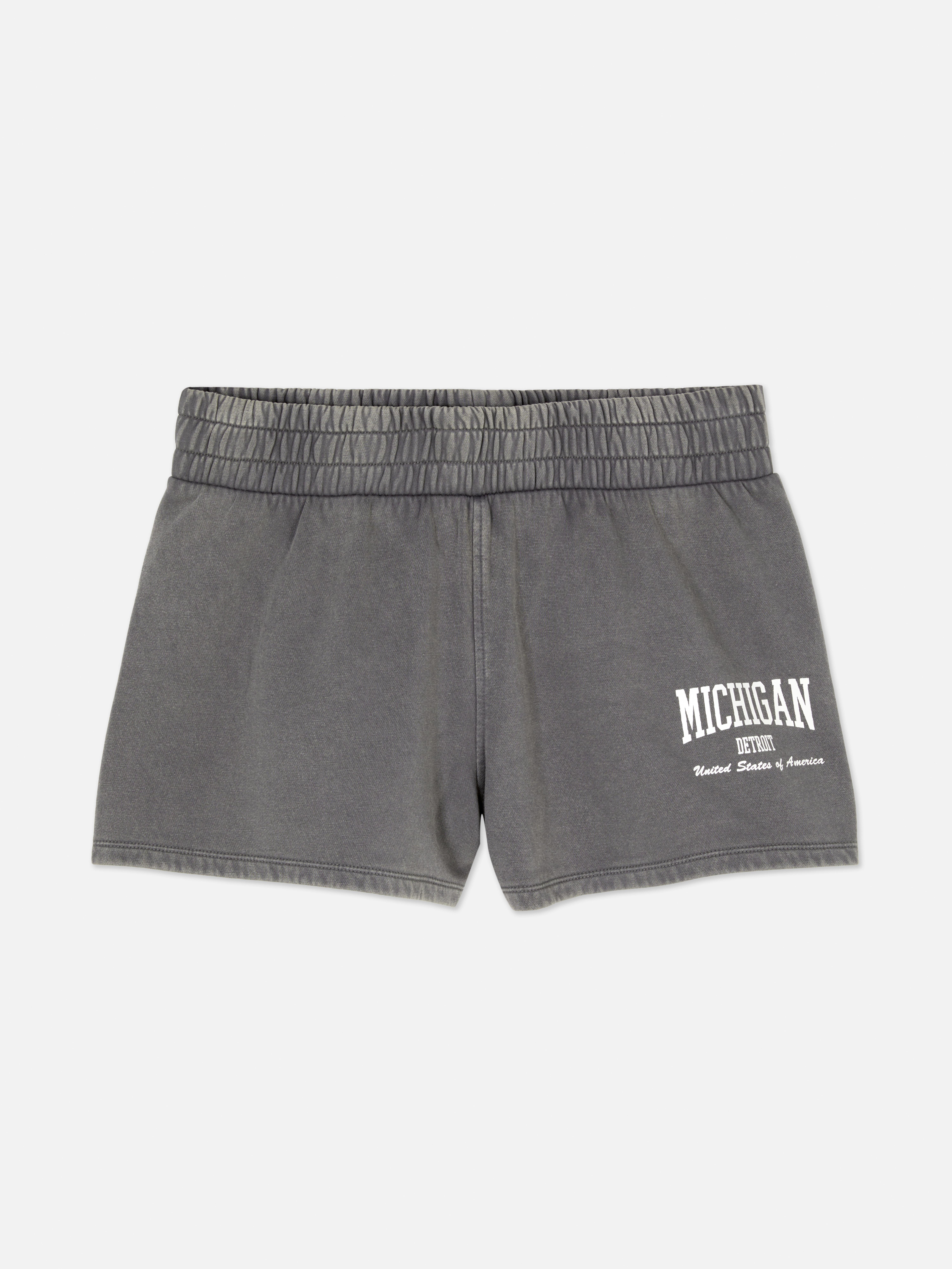 Pantaloncini coordinati a lavaggio acido Michigan