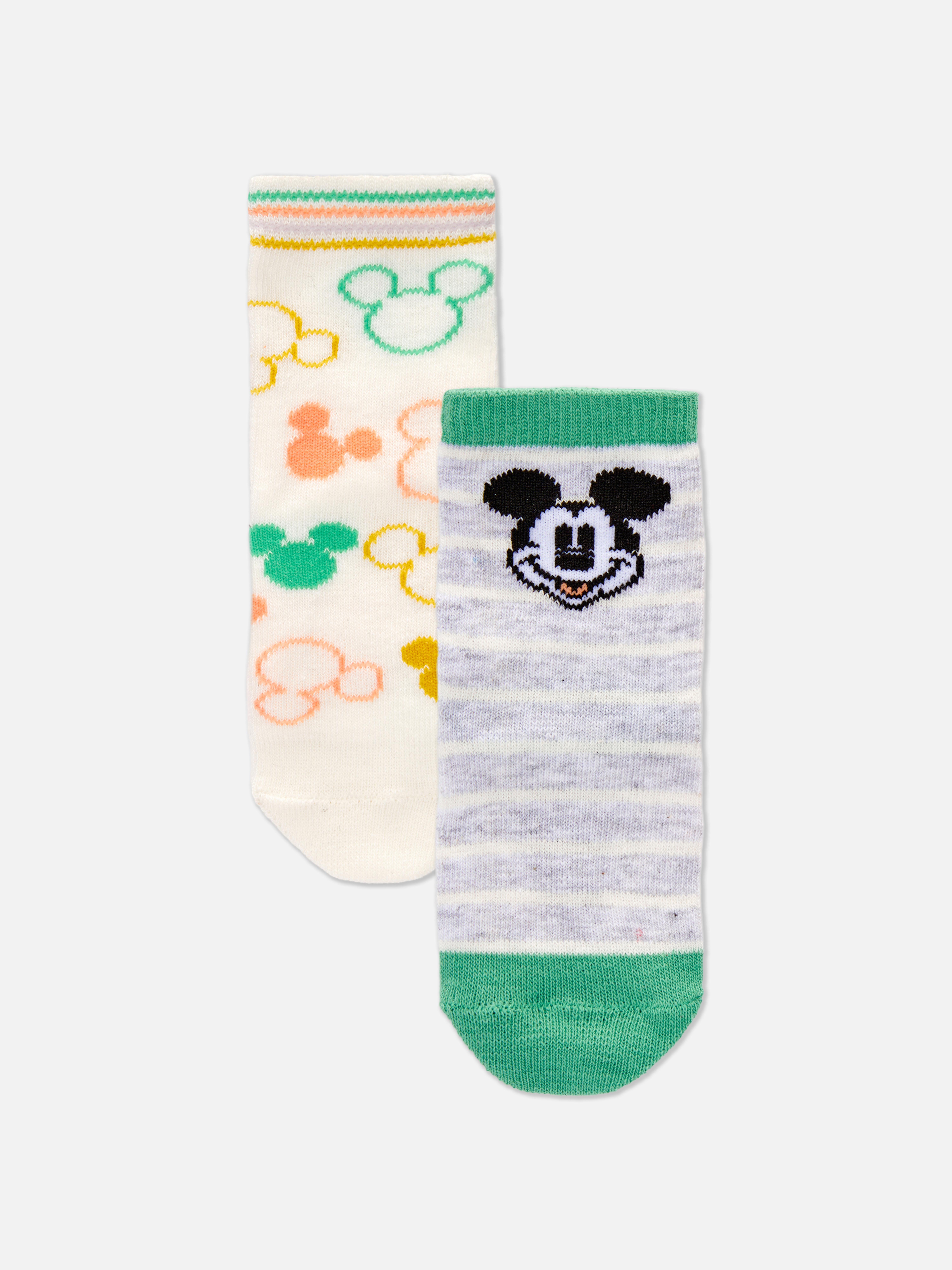 2pk Disney’s Mickey Mouse Socks