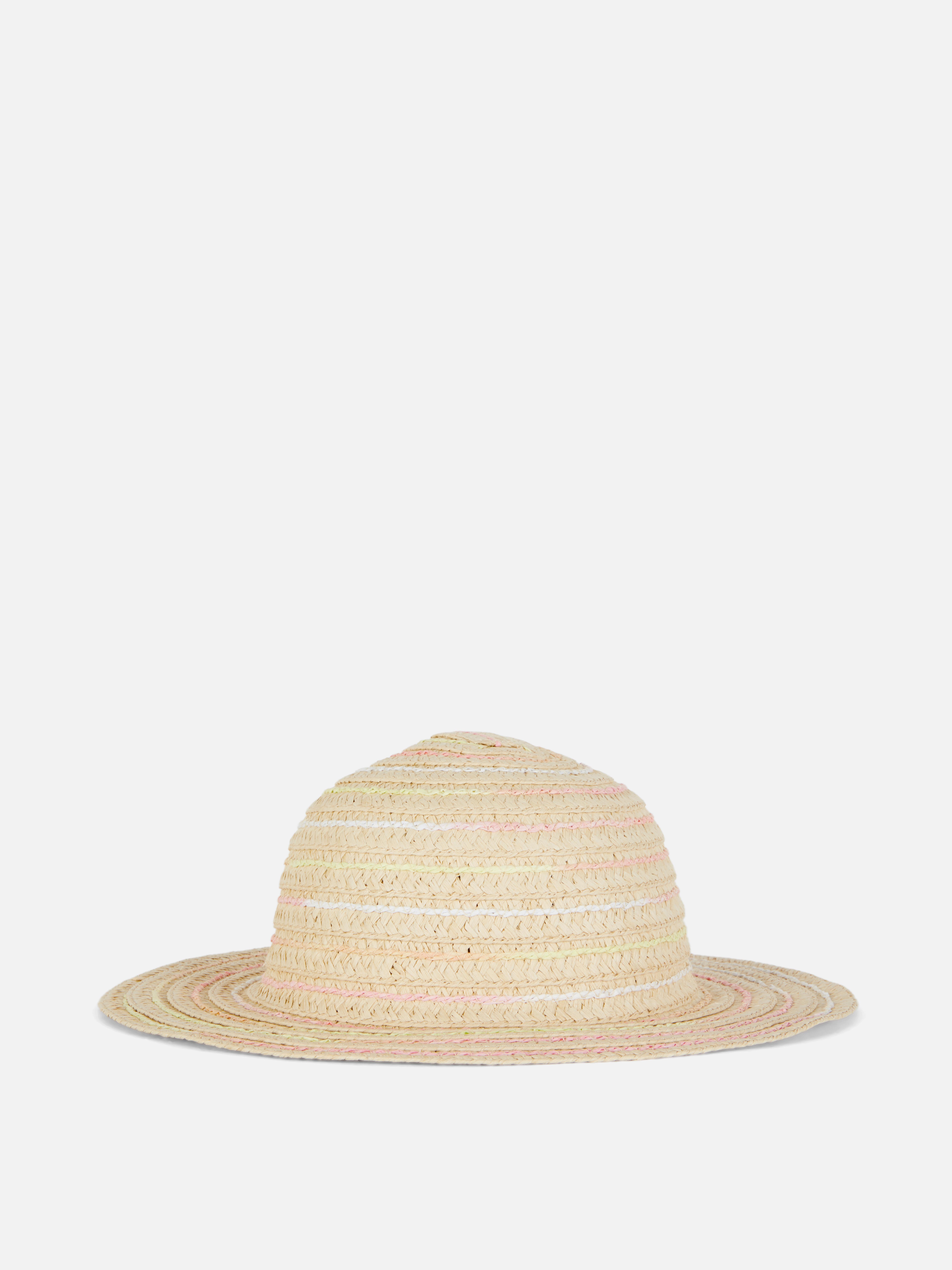 Stripe Straw Hat