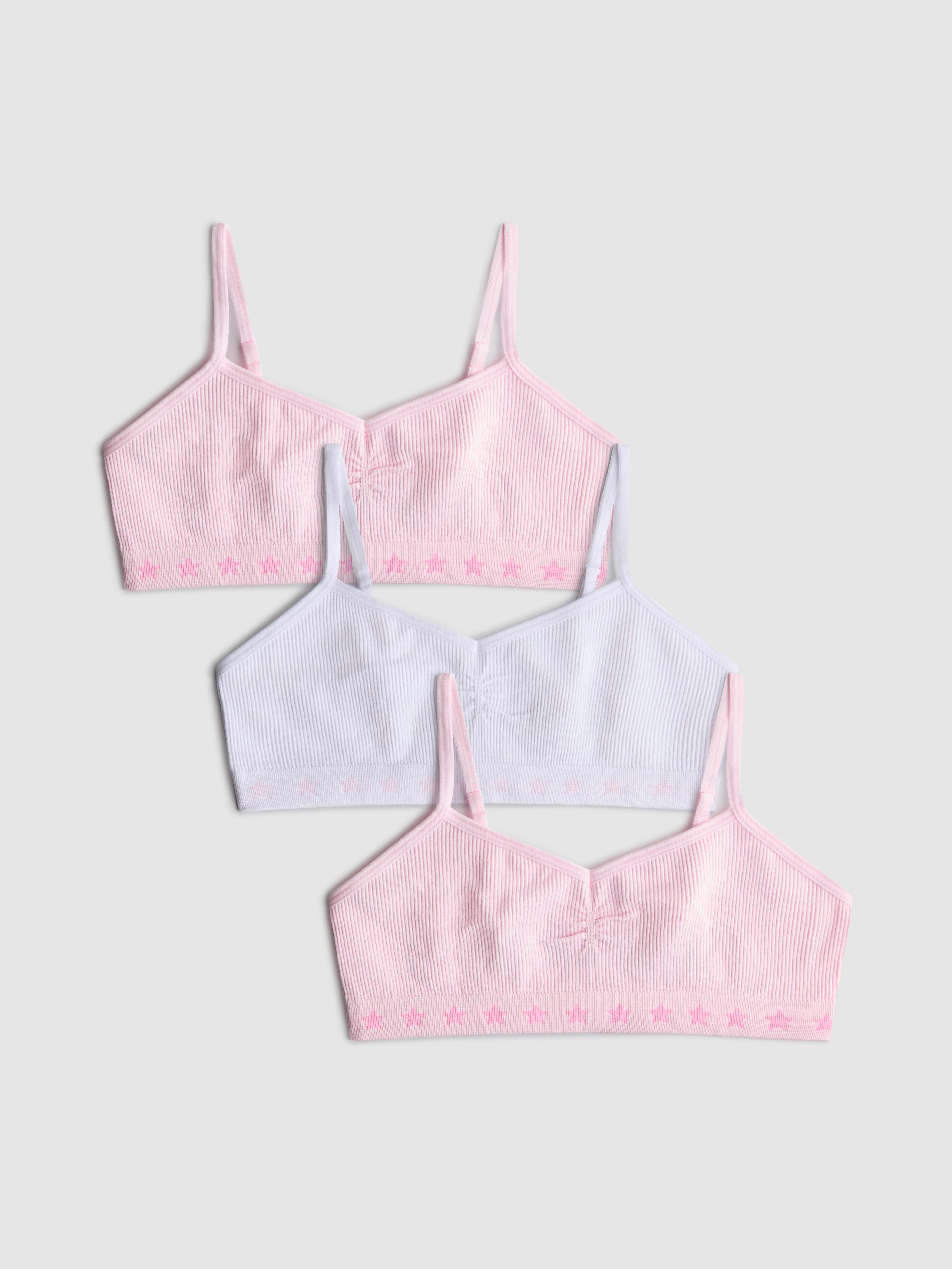 Naadloze korte tops, set van 3