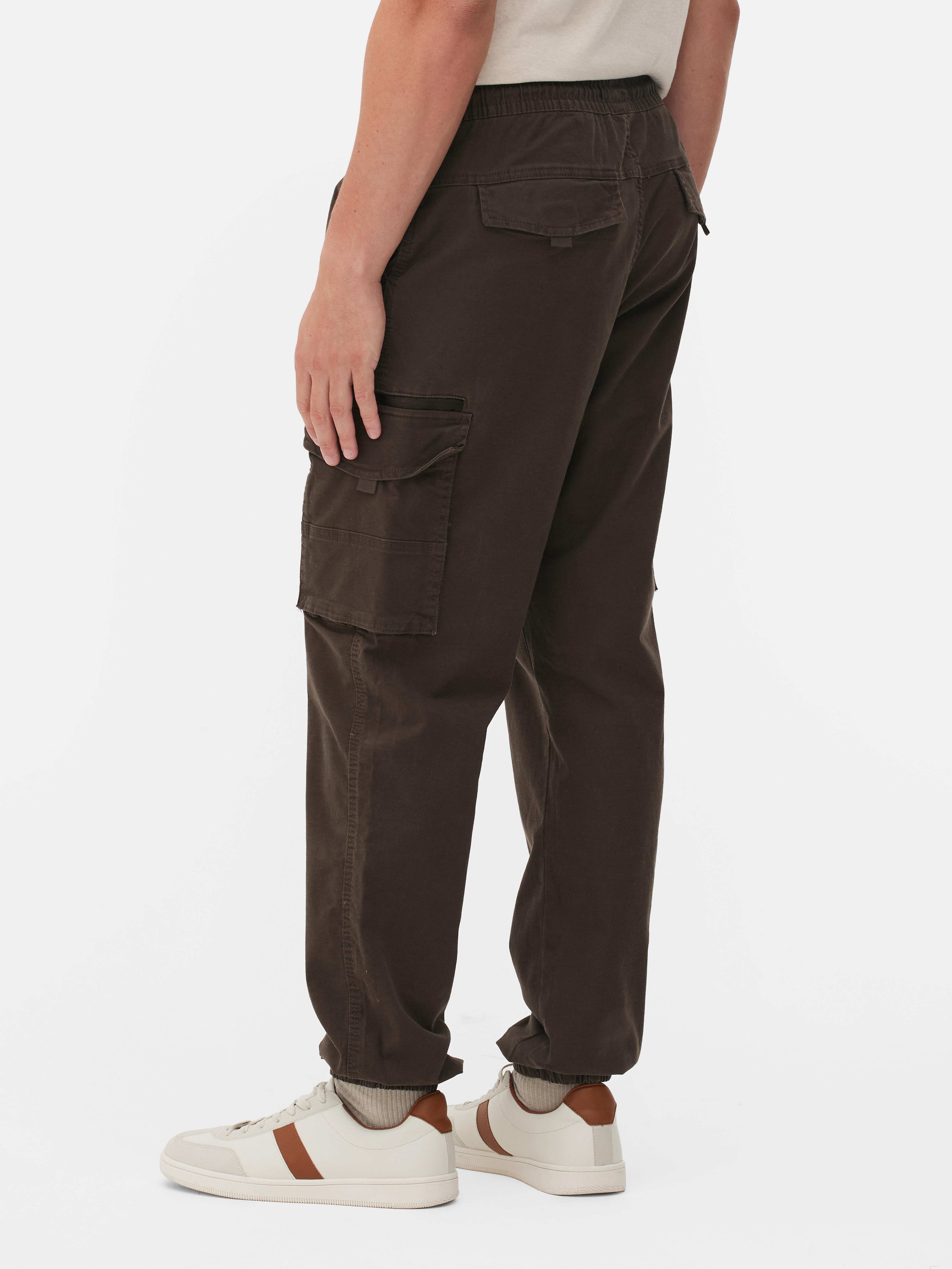 Cargo pants with adjustable cuffs - pull&bear