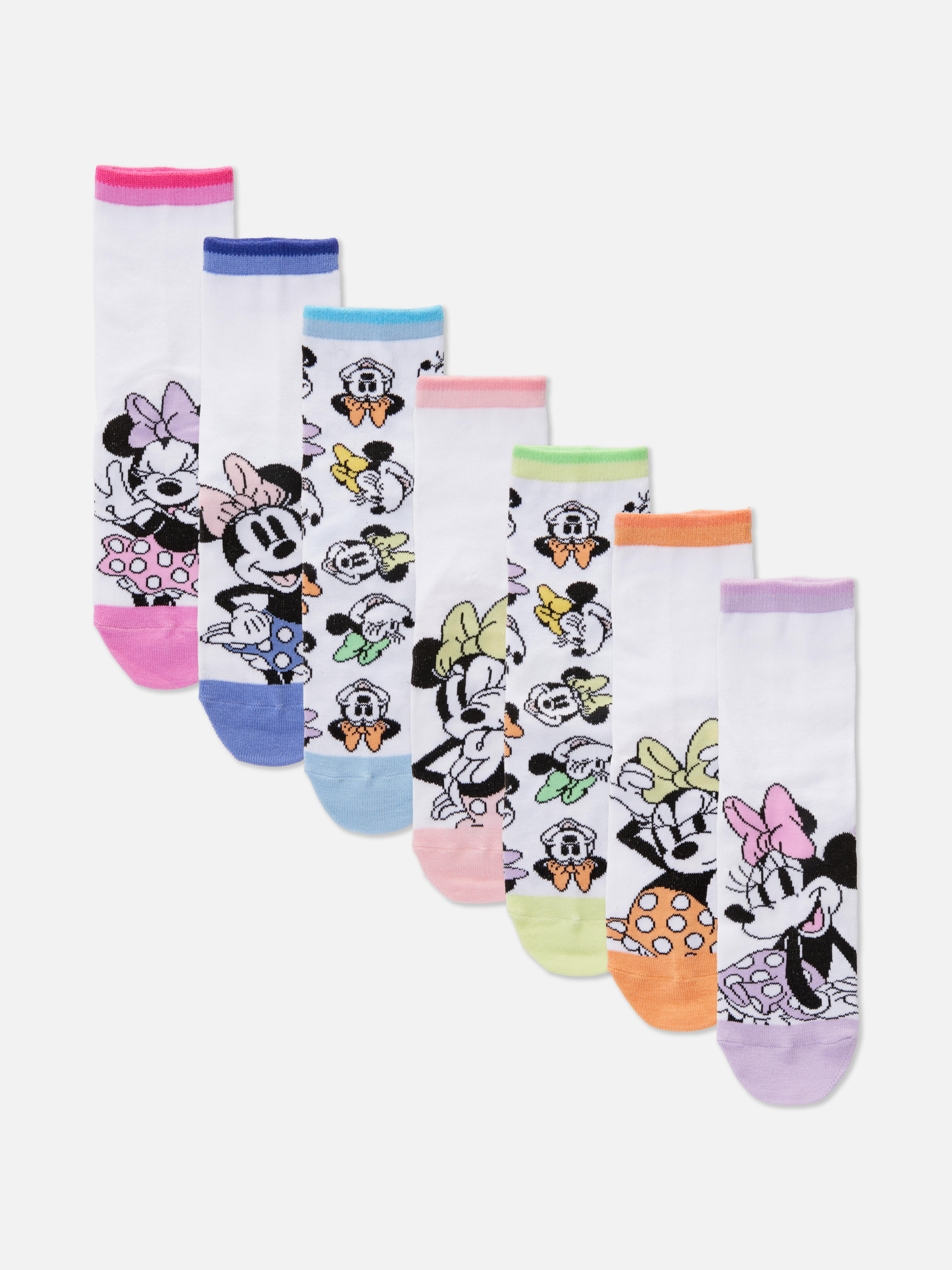 Lot de 7 paires de socquettes Disney Minnie Mouse