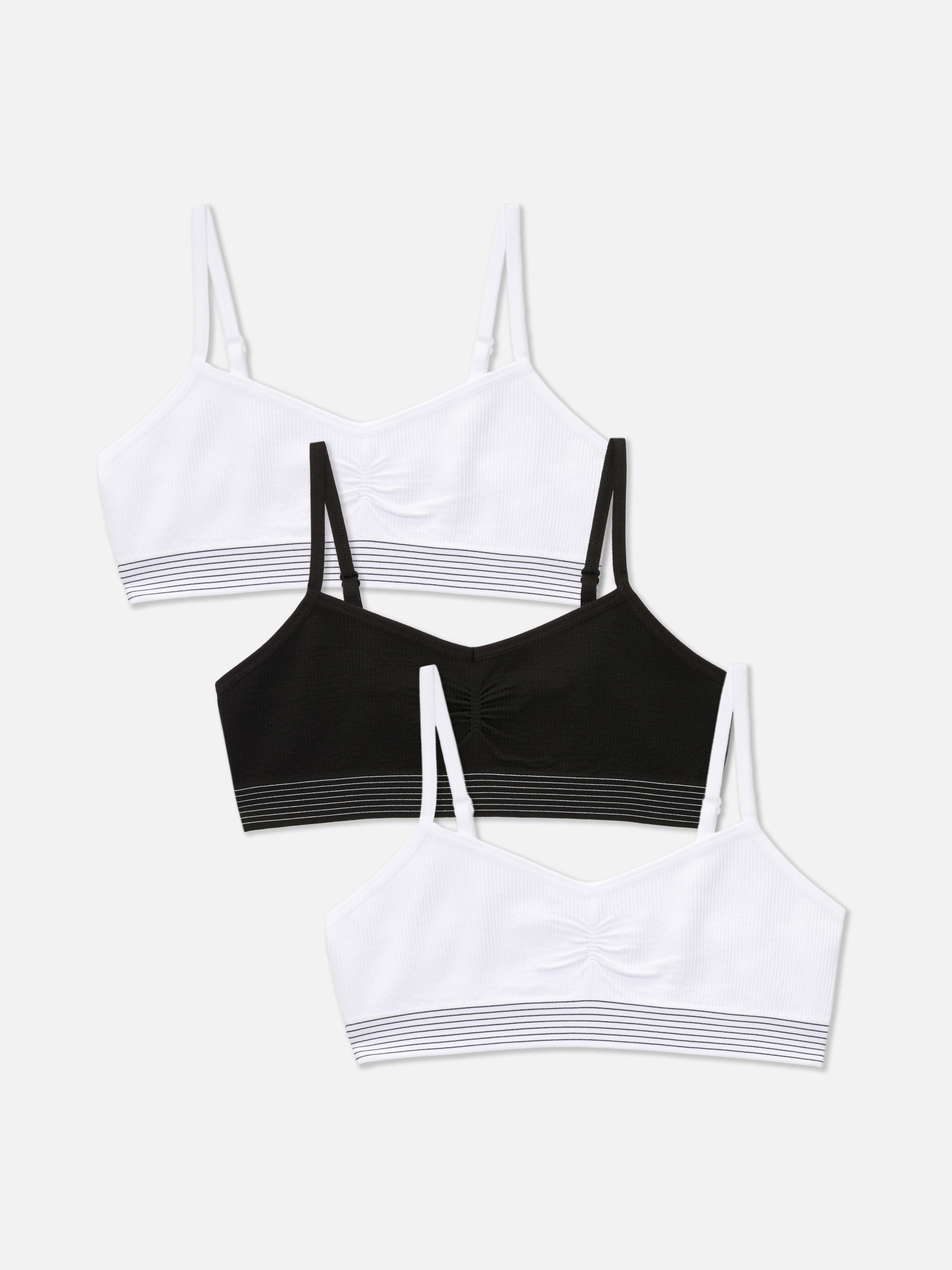 3pk Camisole Cropped Tops
