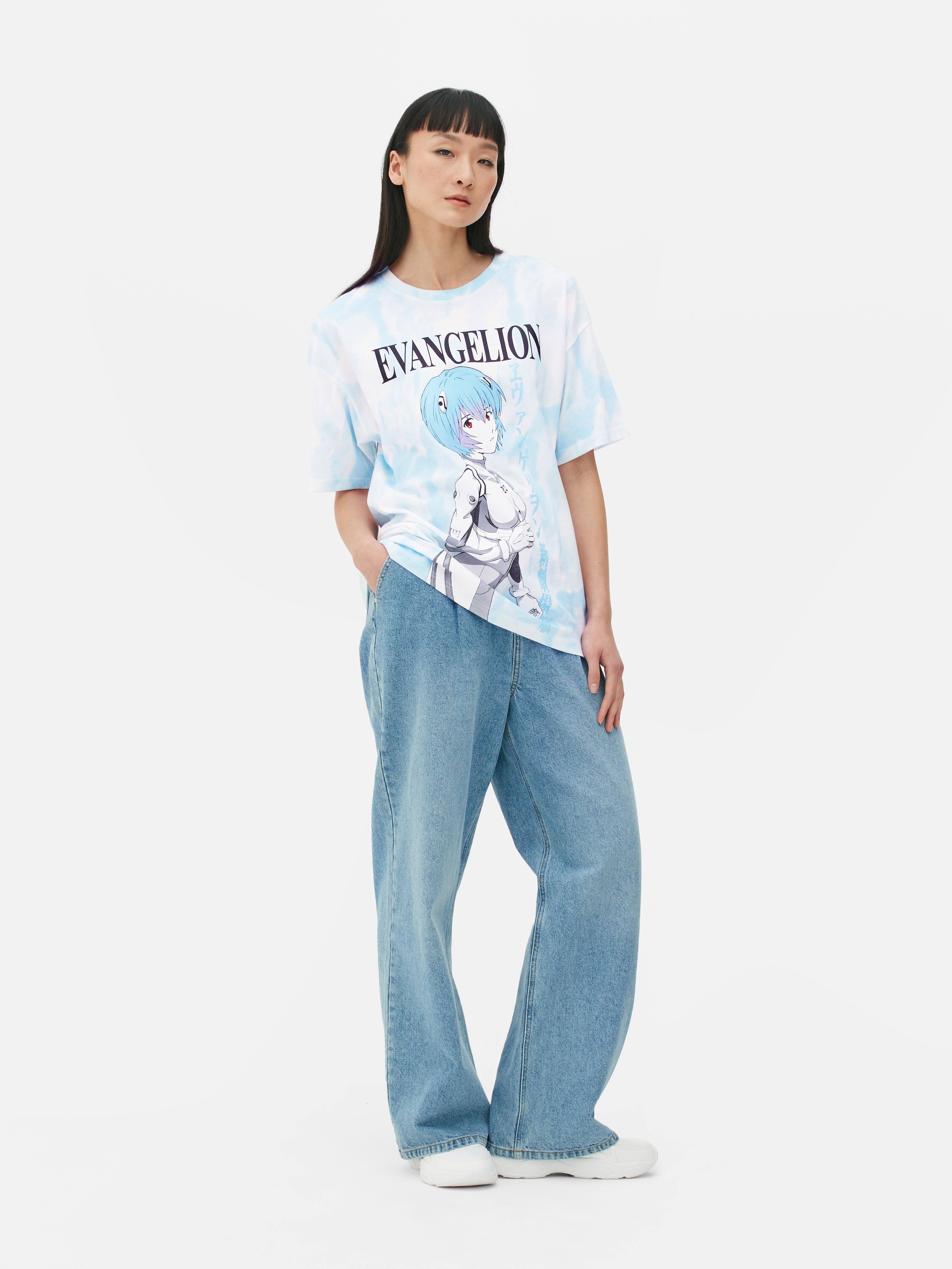 Womens Blue Evangelion Rei Ayanami T-Shirt | Primark