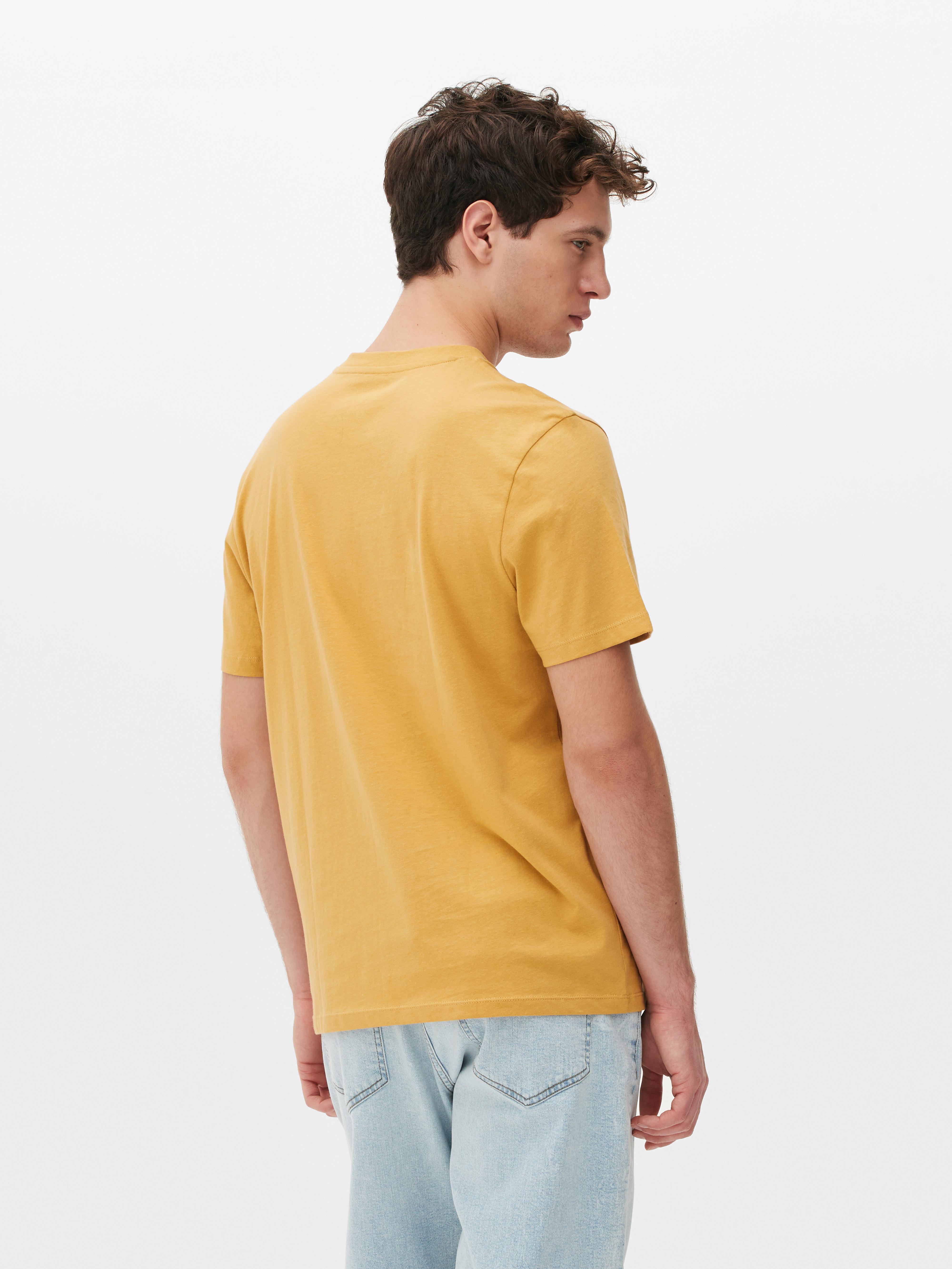 Men's Mustard Regular Fit TShirt Primark
