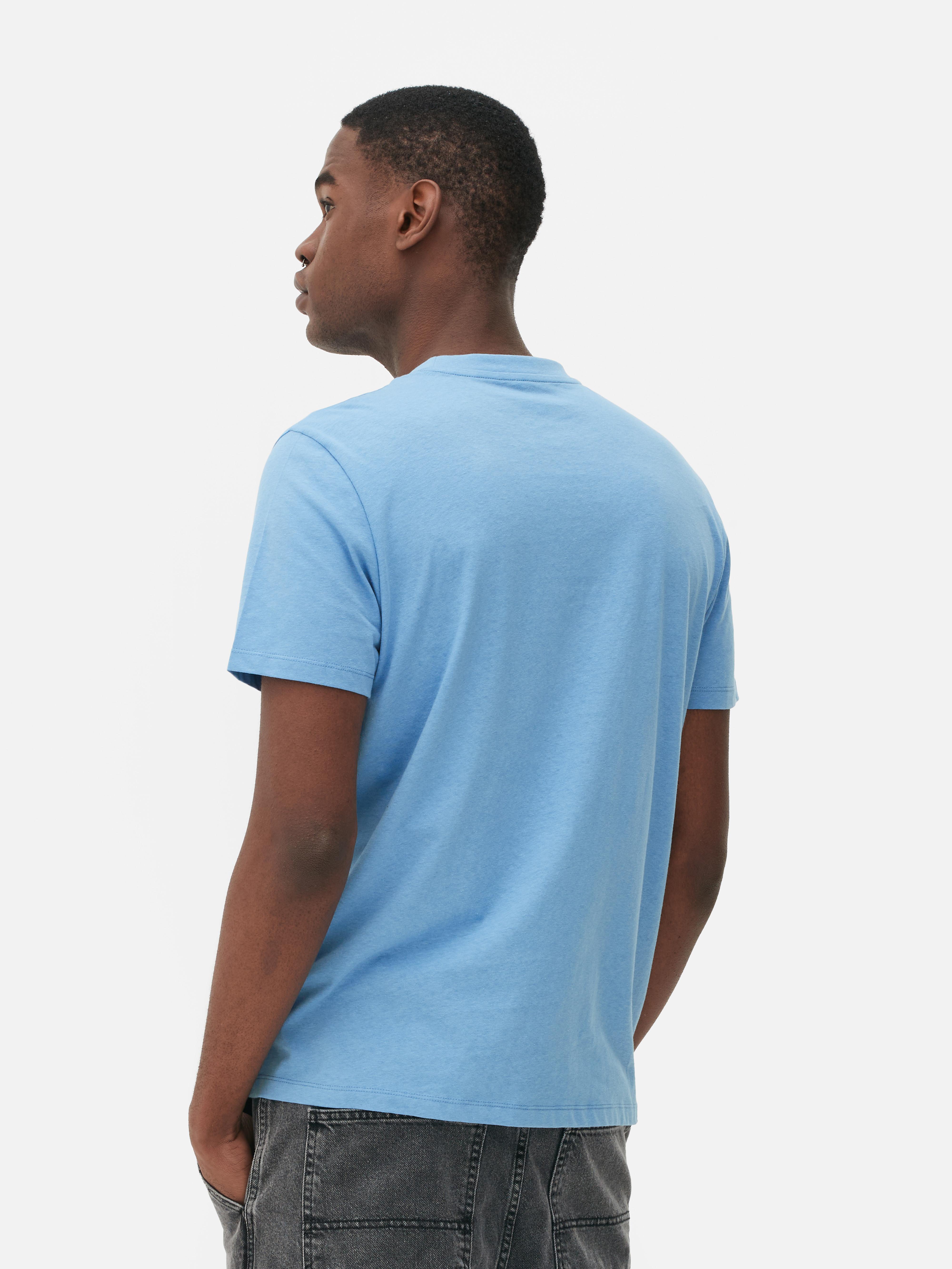 T-shirt z okrągłym dekoltem o regularnym kroju