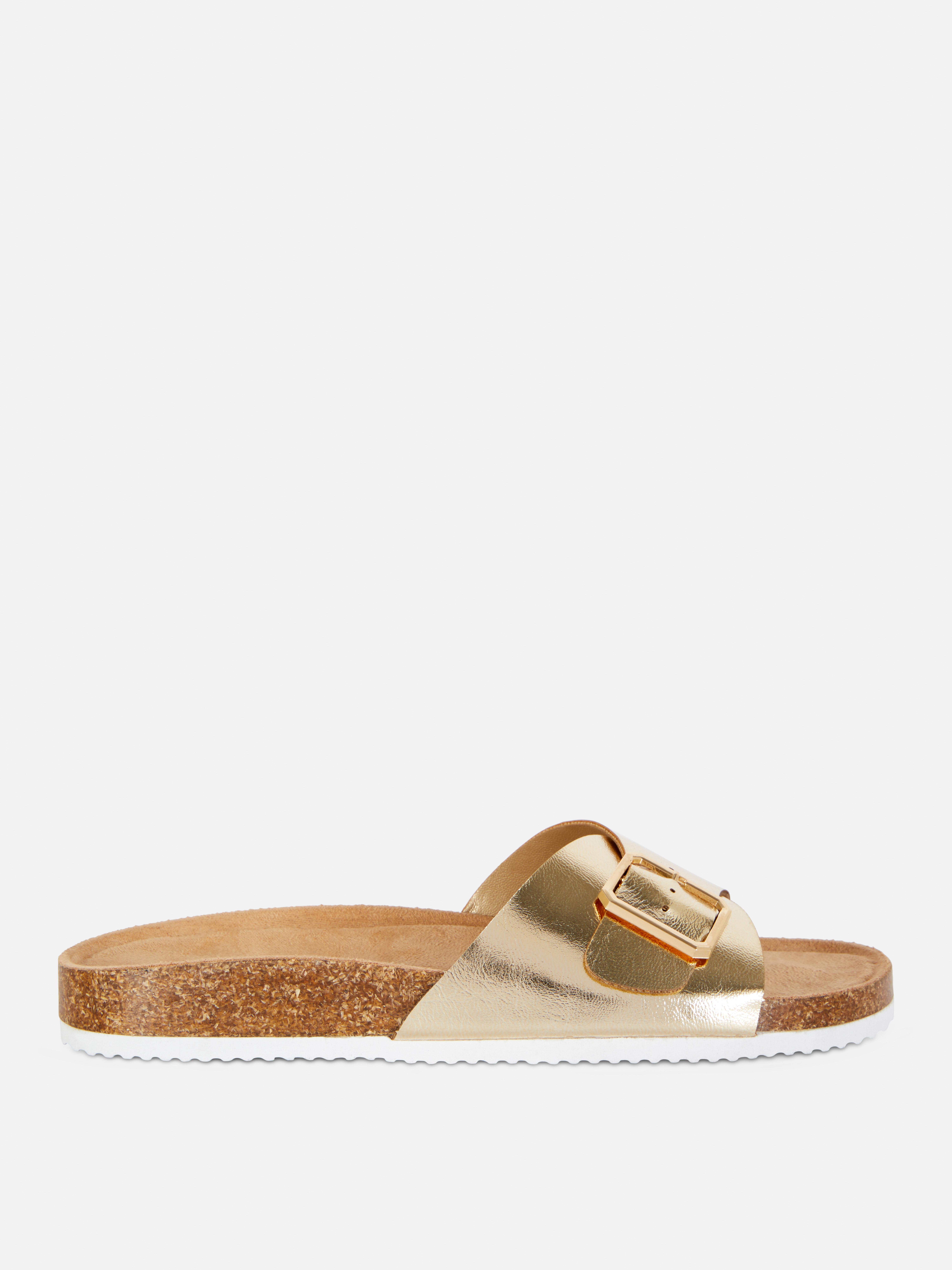 Buckle Strap Footbed Sandals Primark