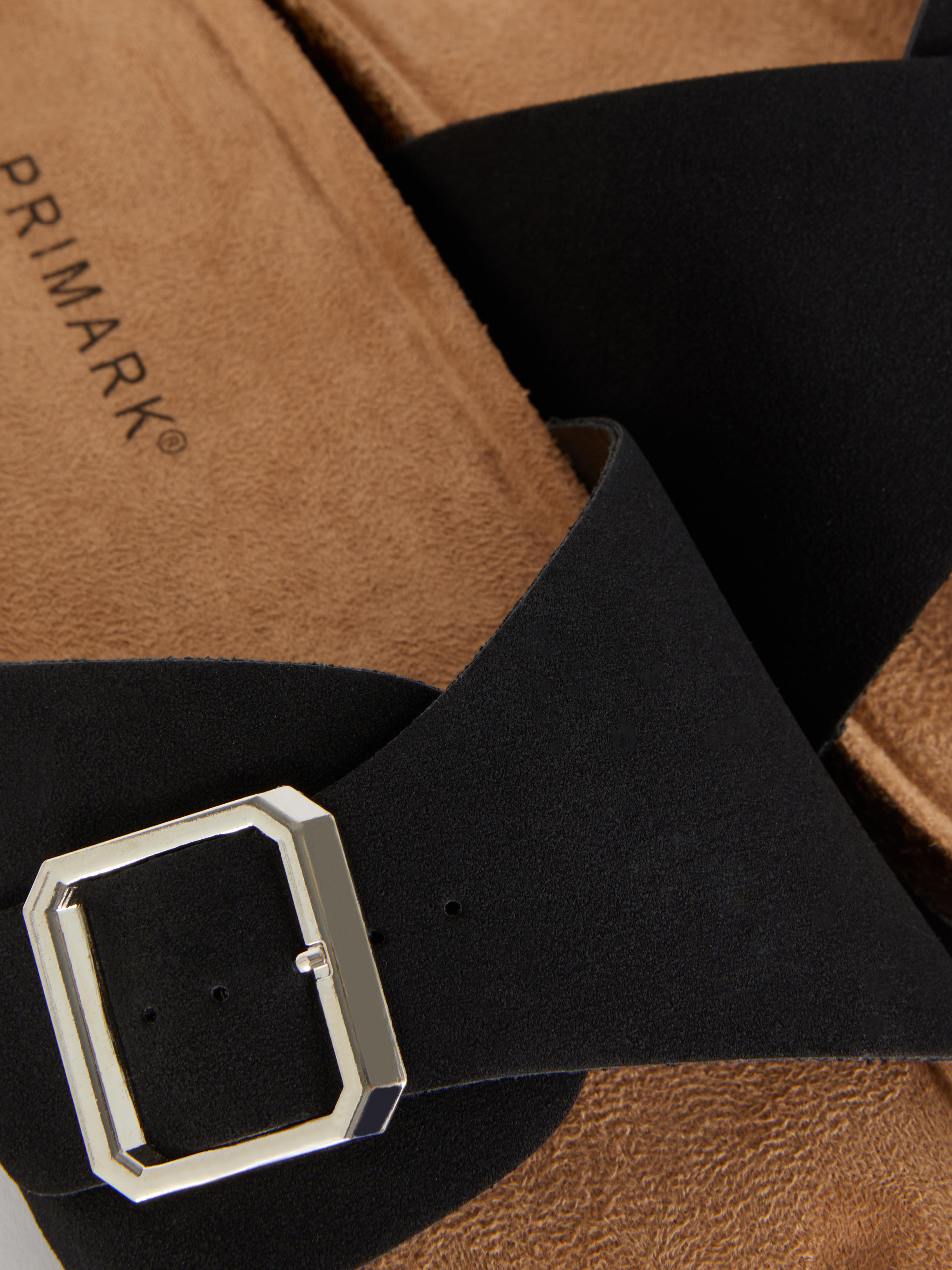 Buckle Strap Footbed Sandals