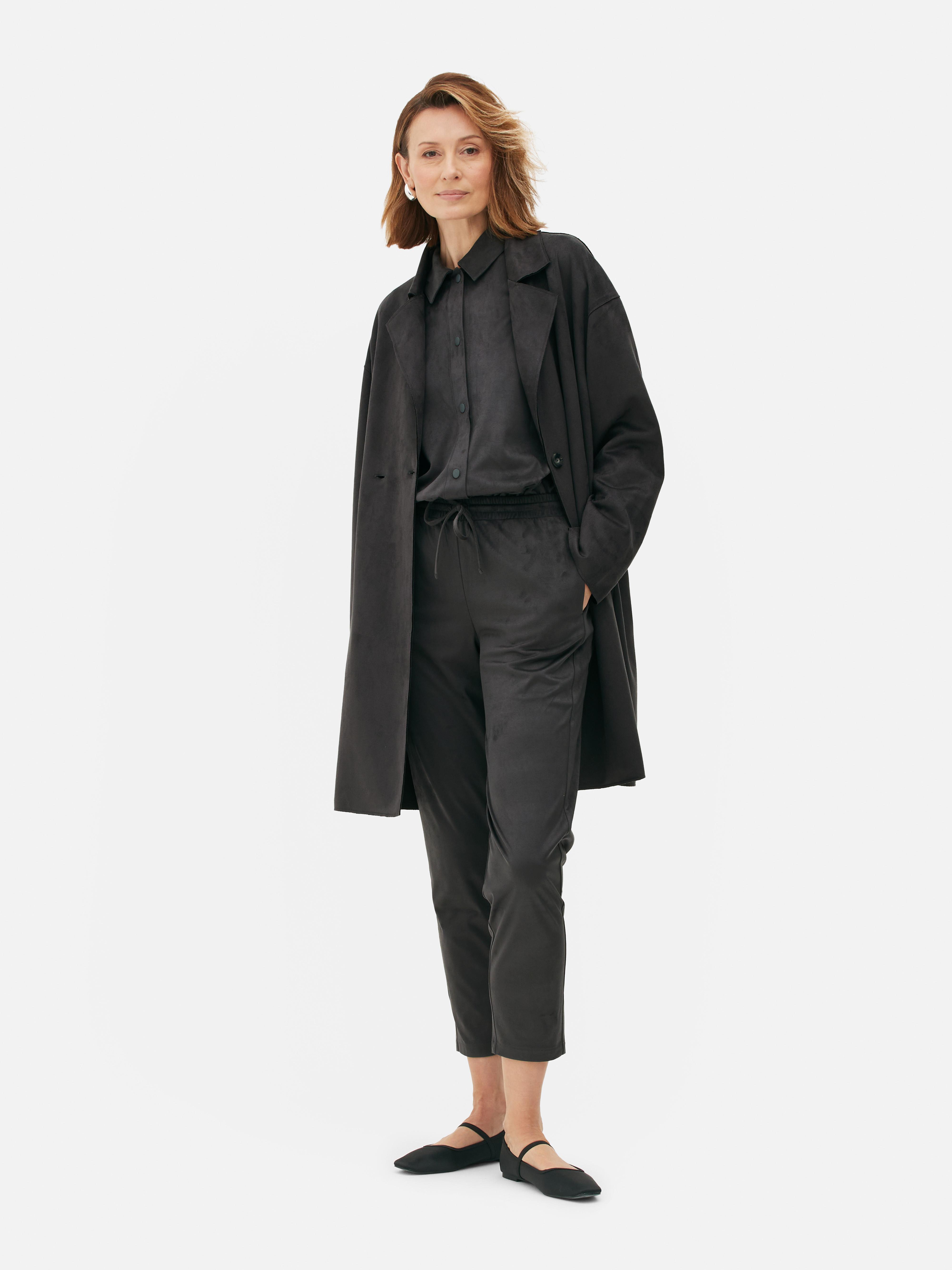 Black cape store coat primark