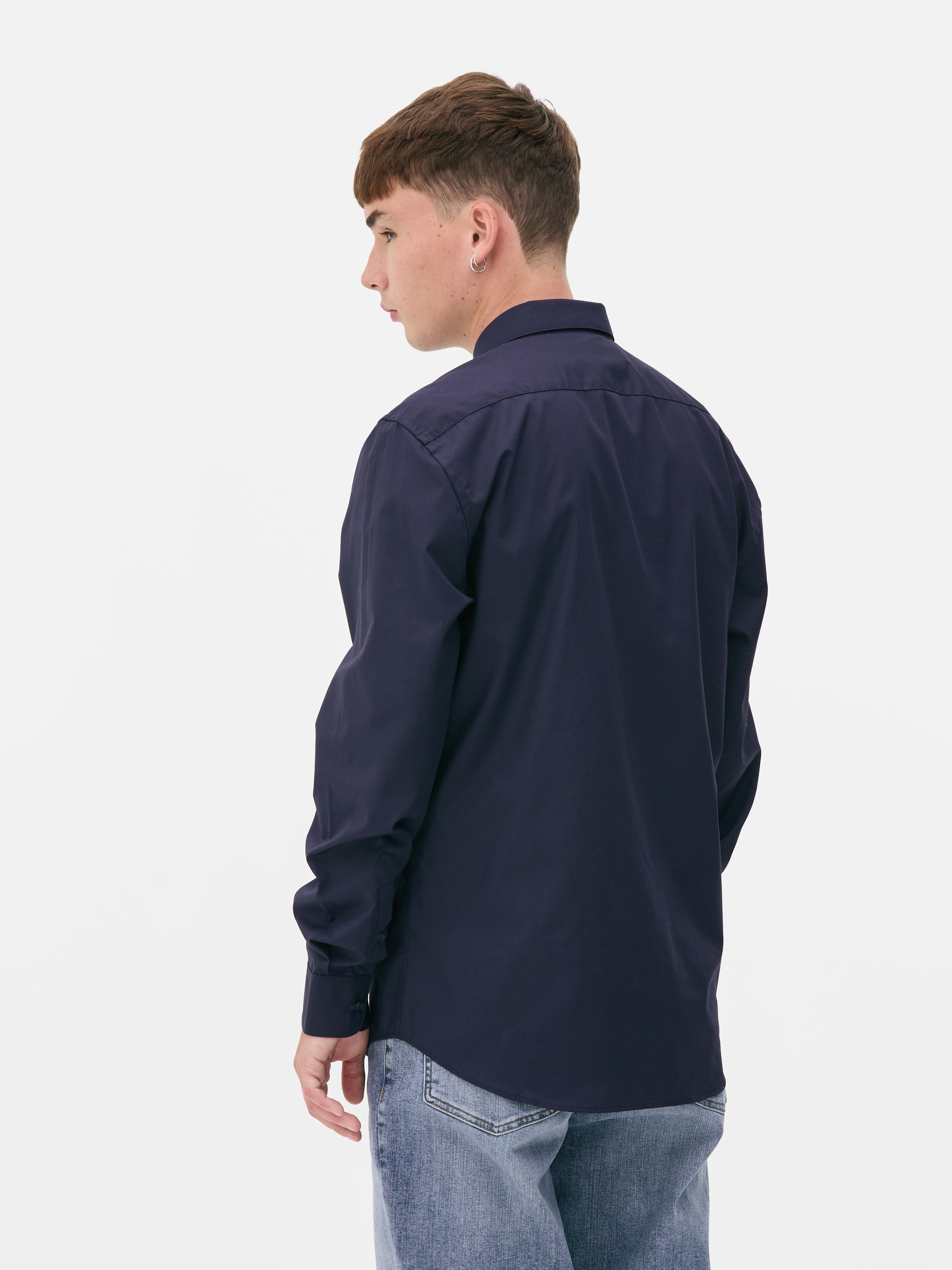 Overhemd met lange mouwen, regular fit