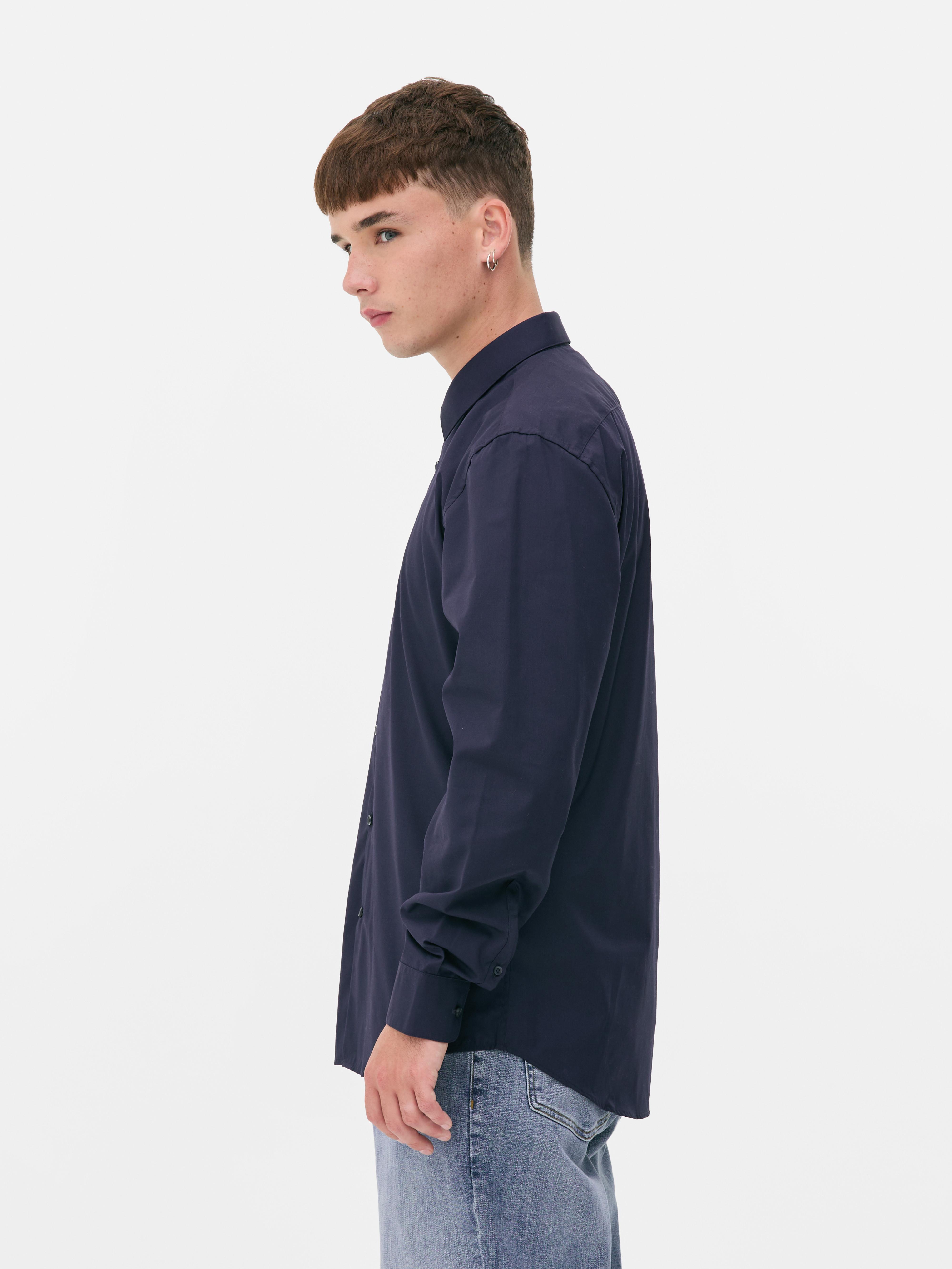 Overhemd met lange mouwen, regular fit