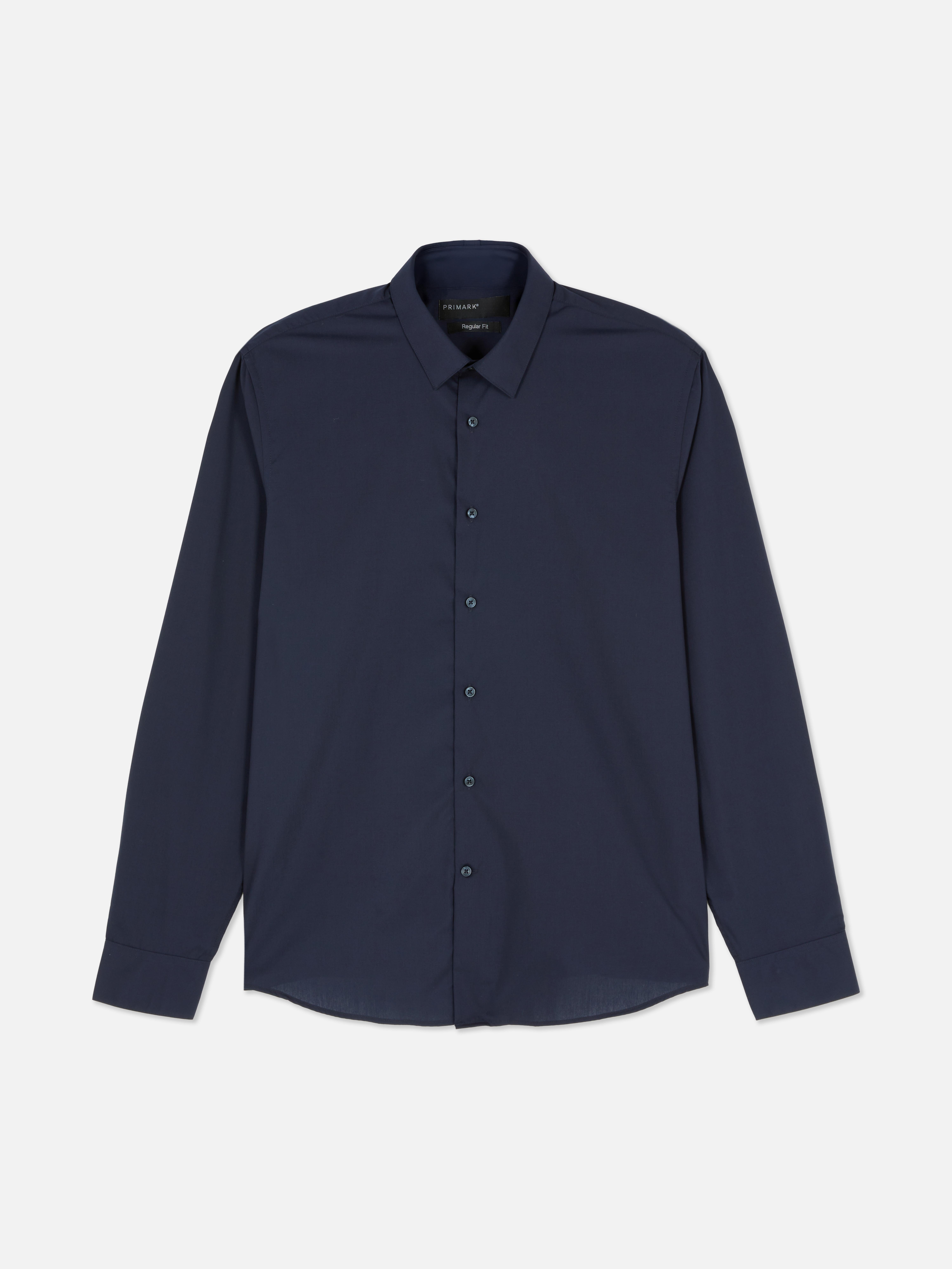 Overhemd met lange mouwen, regular fit