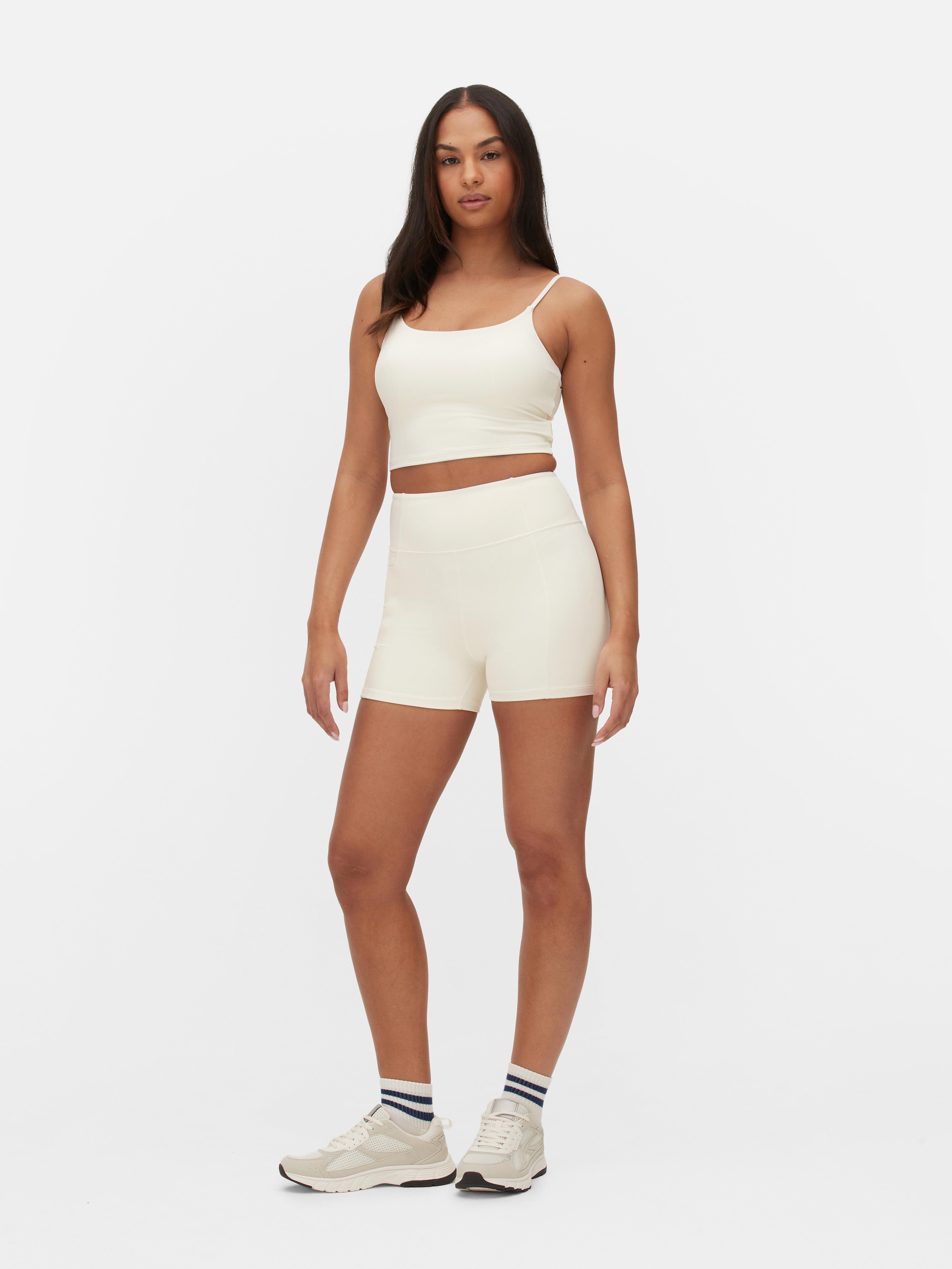 Womens White Essential Longline Cami