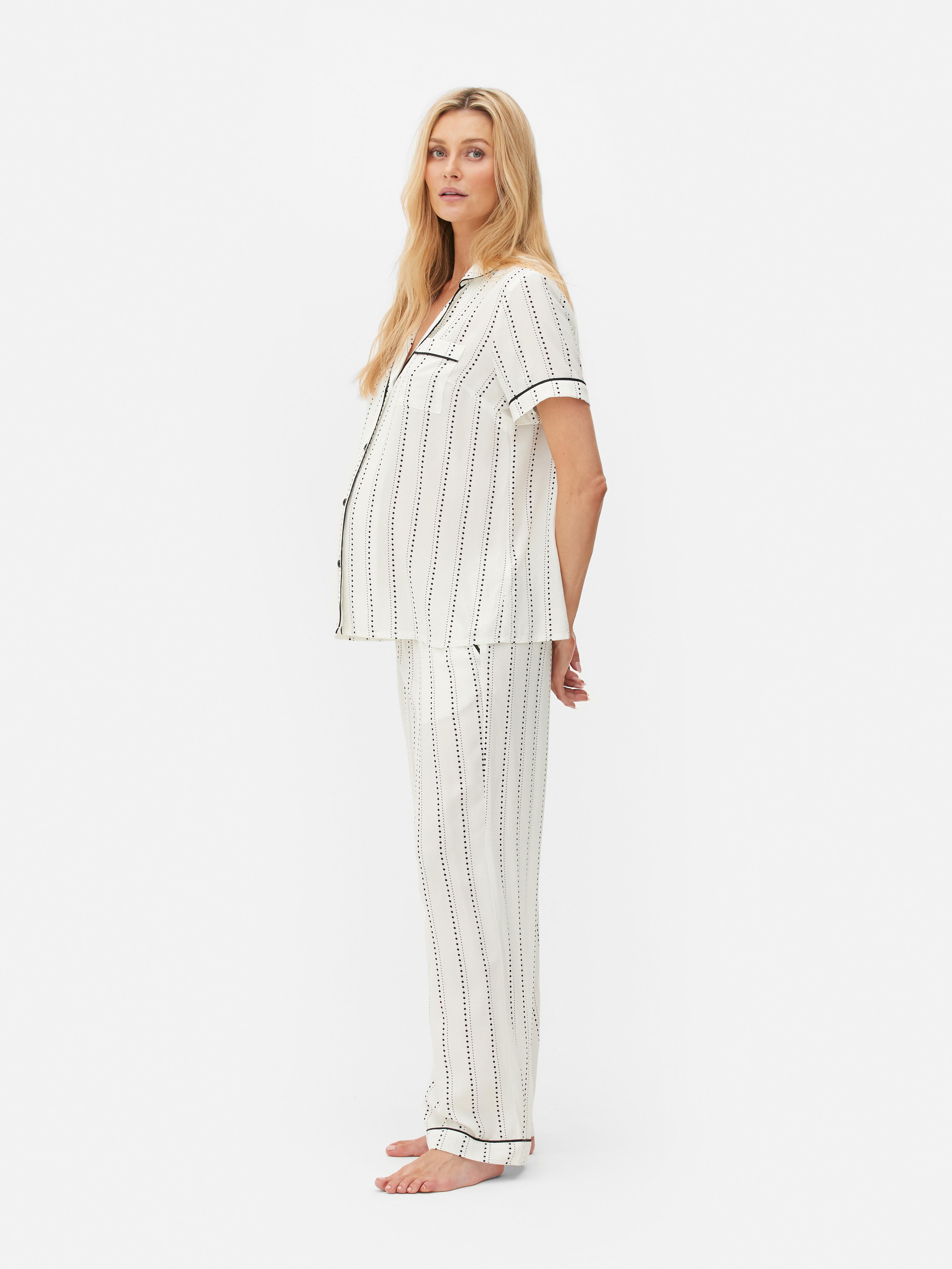 Maternity Stripe Pyjama Bottoms