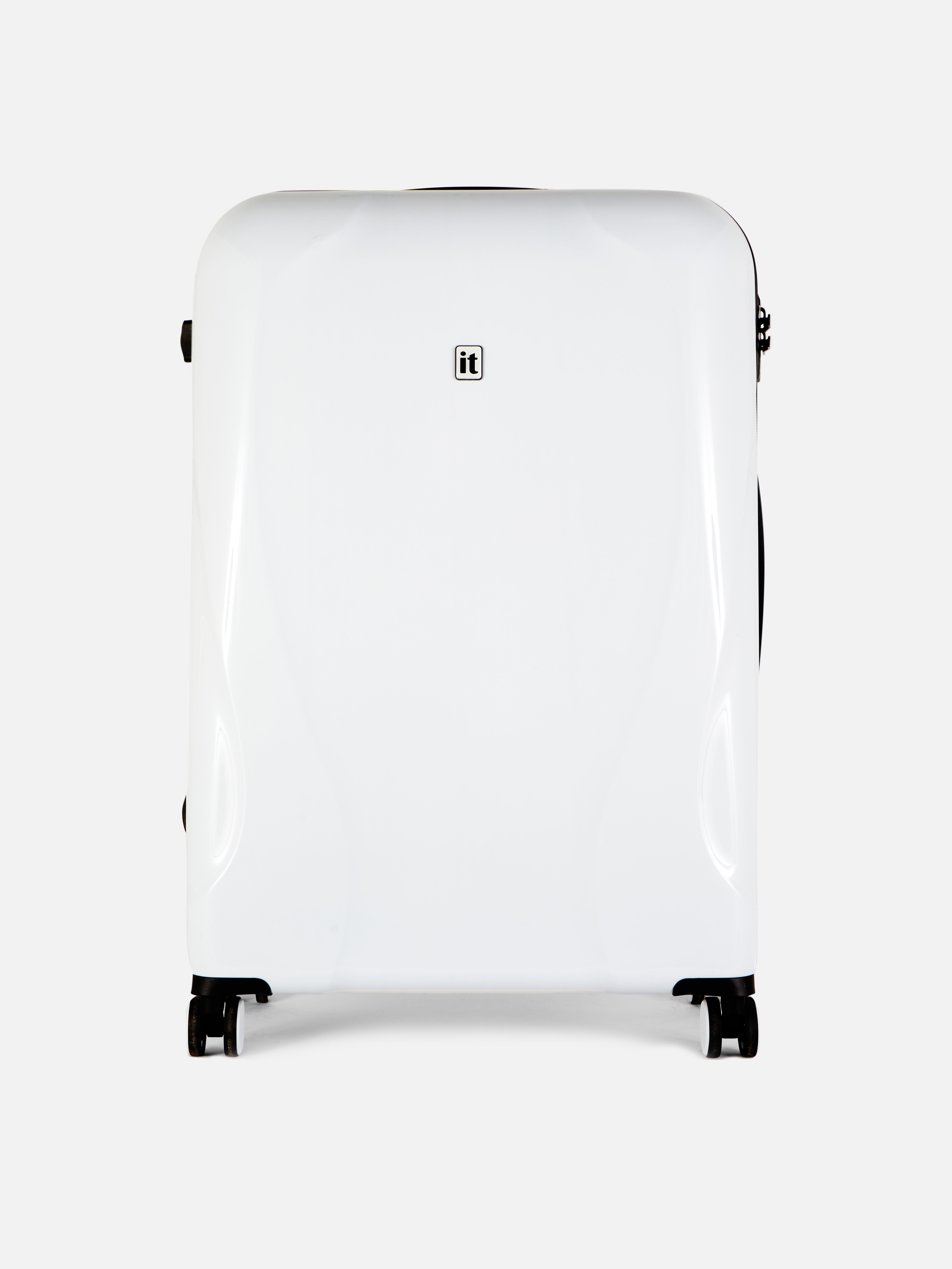 Valise à coque rigide et 4 roulettes it Luggage Blanc