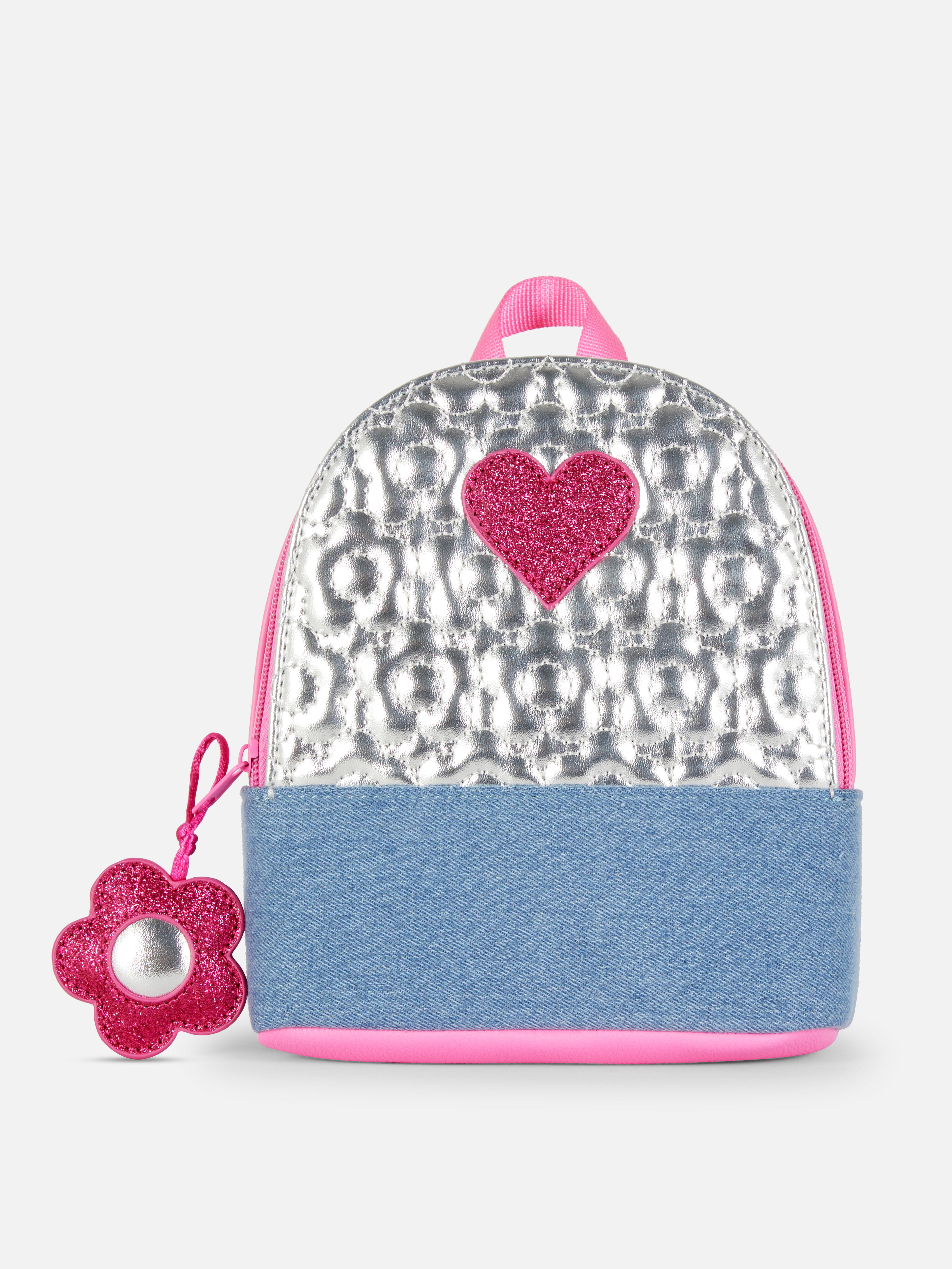 Glitter Heart Backpack