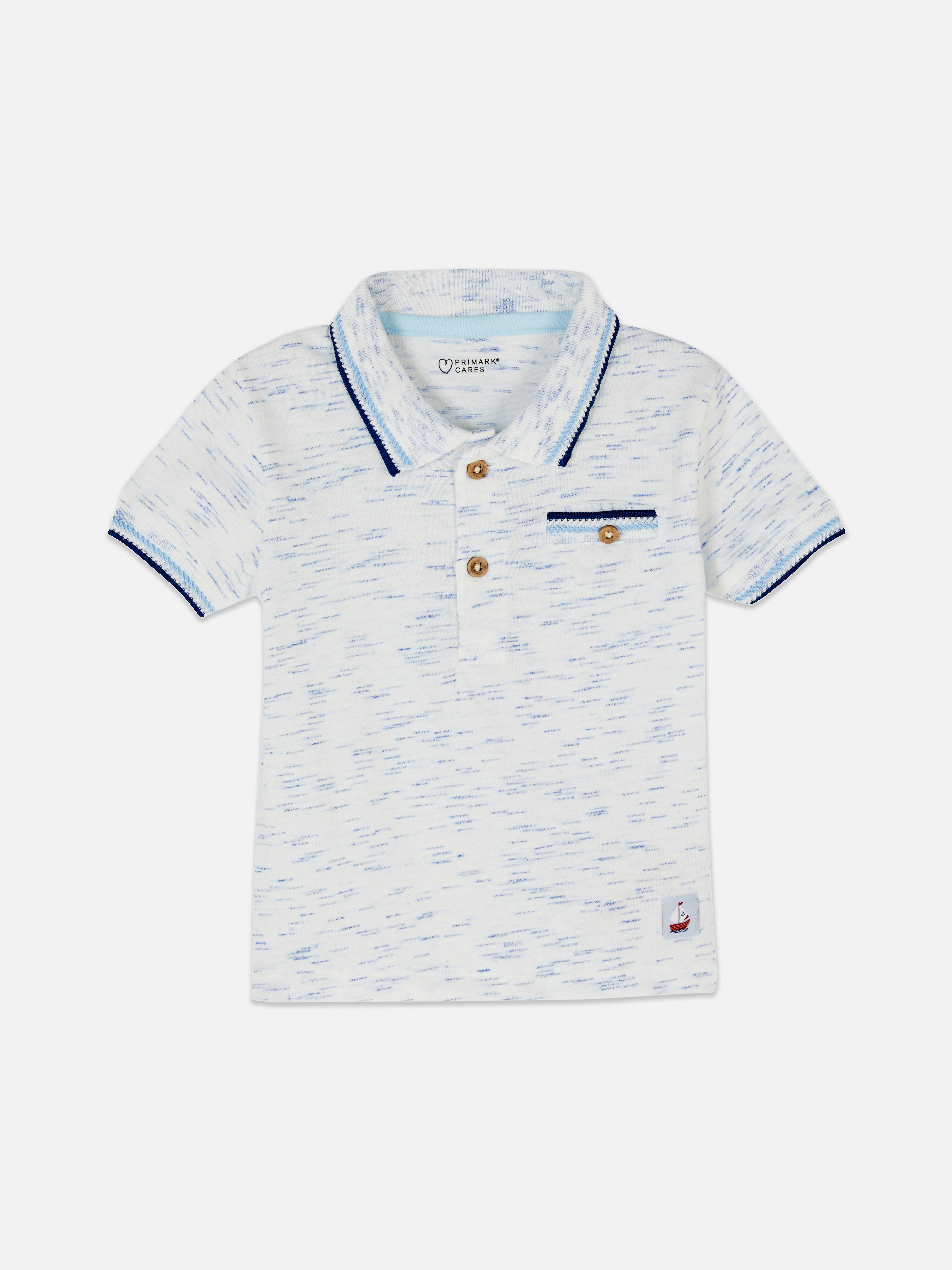 Patterned Polo Shirt