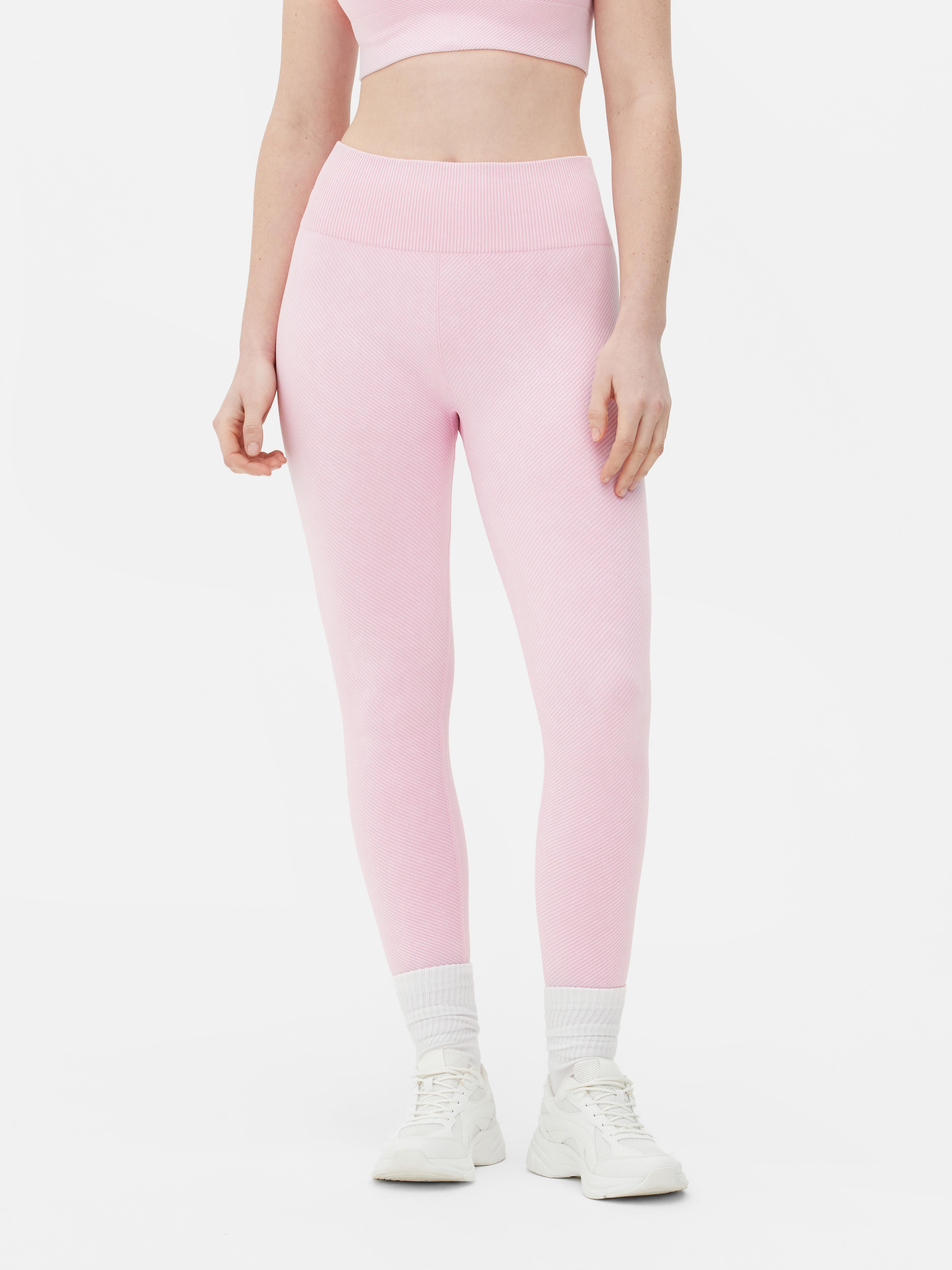 Women's Pink Seamfree Washed Effect Leggings Primark